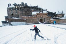 Storm Arwen - latest: Red weather alert issued as gale-force winds and 15cm of snow forecast