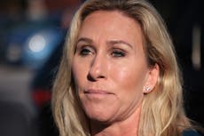 Marjorie Taylor Greene reports Jimmy Kimmel to Capitol Police for joke about Will Smith slapping her