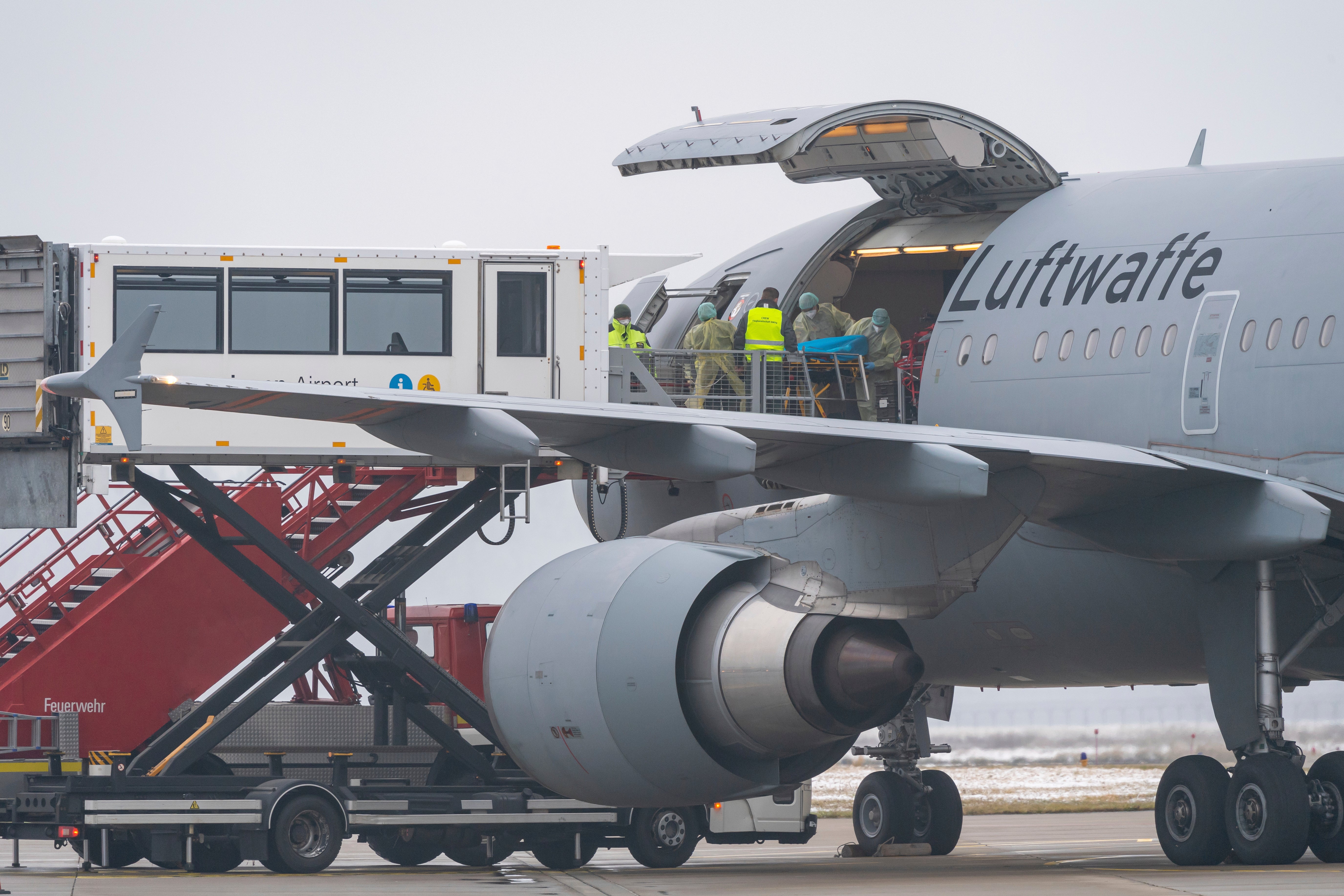 The Luftwaffe is set to assist in the transfer of intensive care patients from hospitals in Bavaria to northern German states