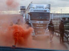 ‘Humiliated’ French fishermen block ports and Channel Tunnel in row with UK