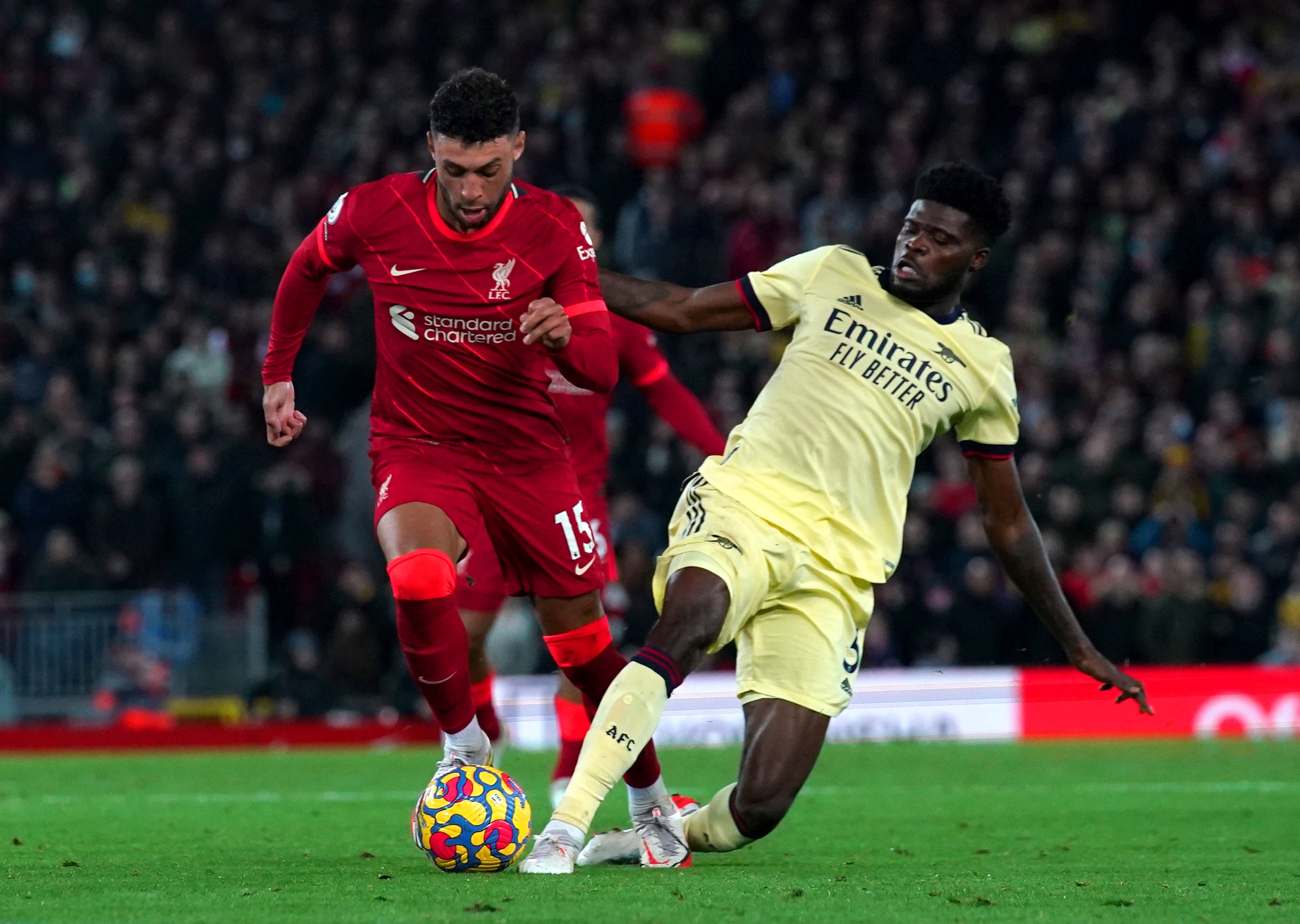 Alex Oxlade-Chamberlain has seized his chance in the team to regain his form (Peter Byrne/PA)