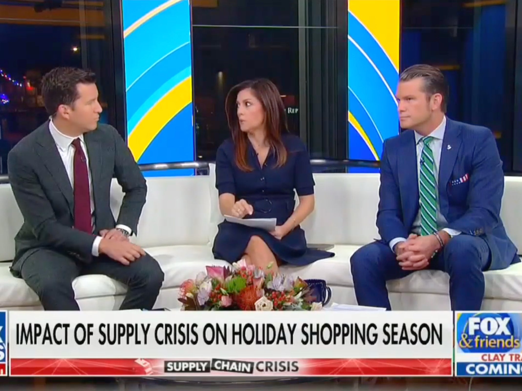 Fox and Friends hosts suggest new Covid variant was made up by Democrats to help Biden