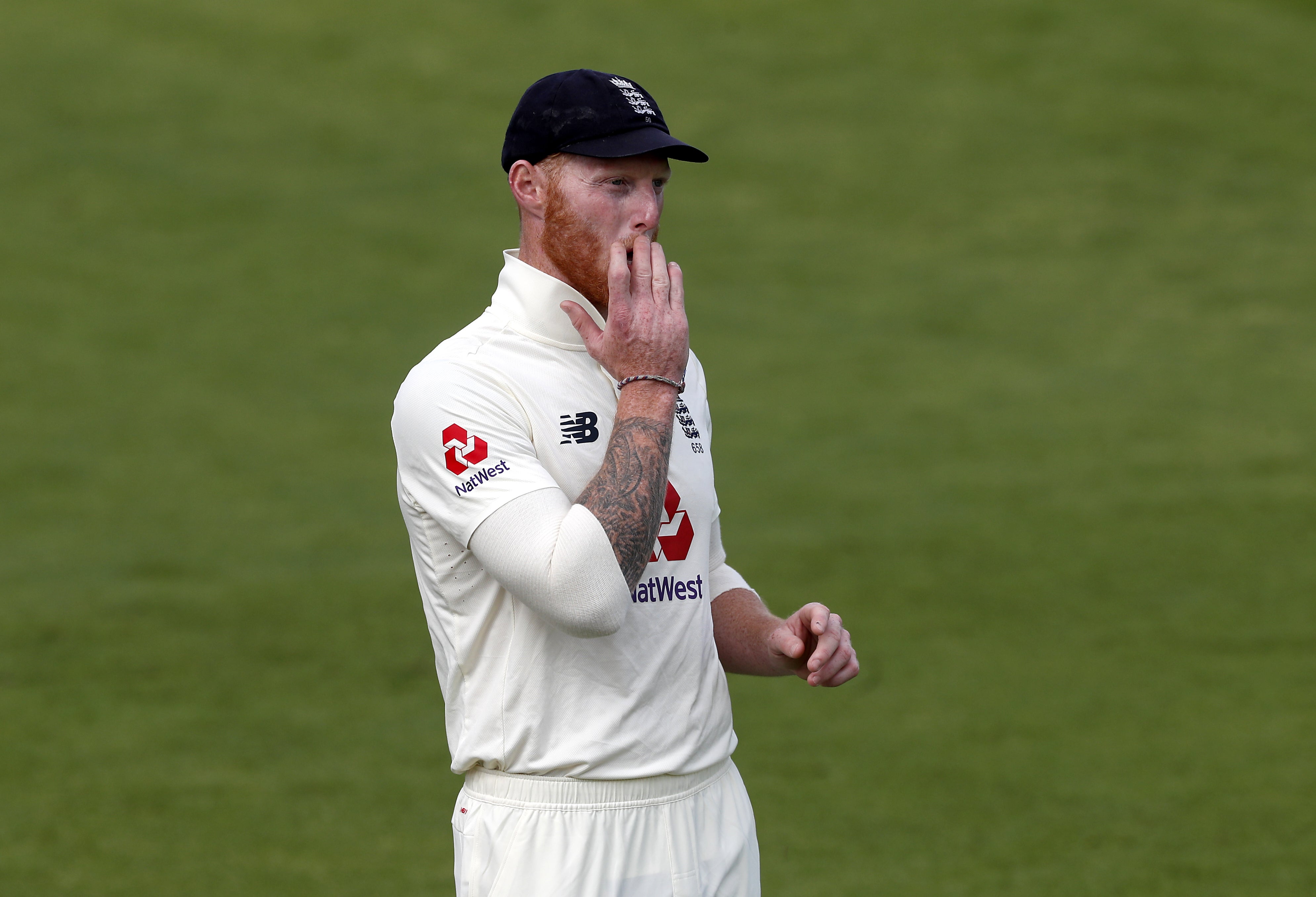 Ben Stokes suffered an injury scare in the nets after being hit on the arm (Lee Smith/PA)