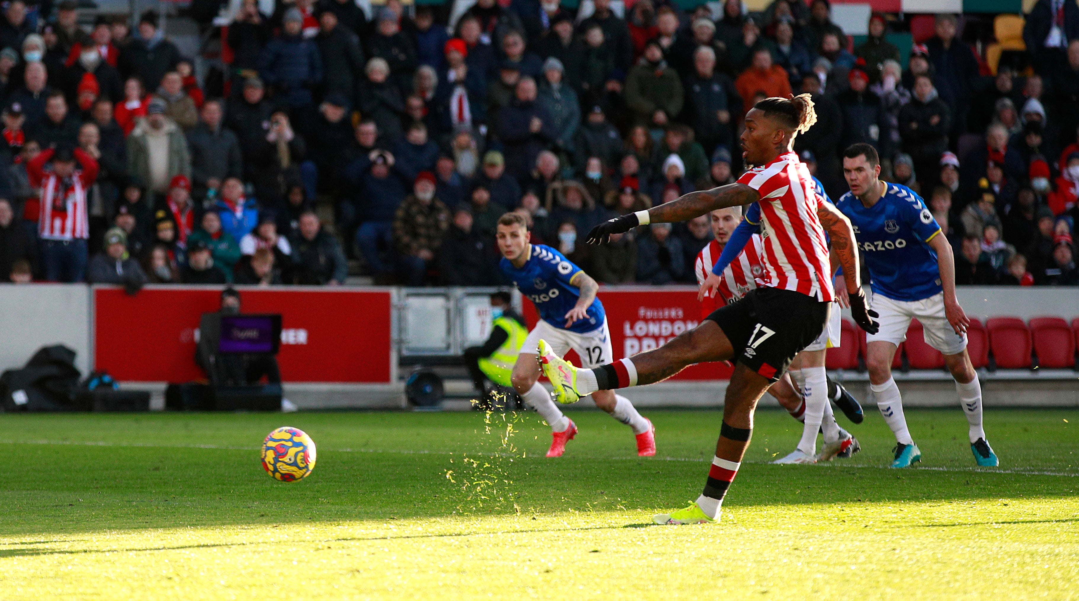 The Bees striker scored his fifth goal of the season