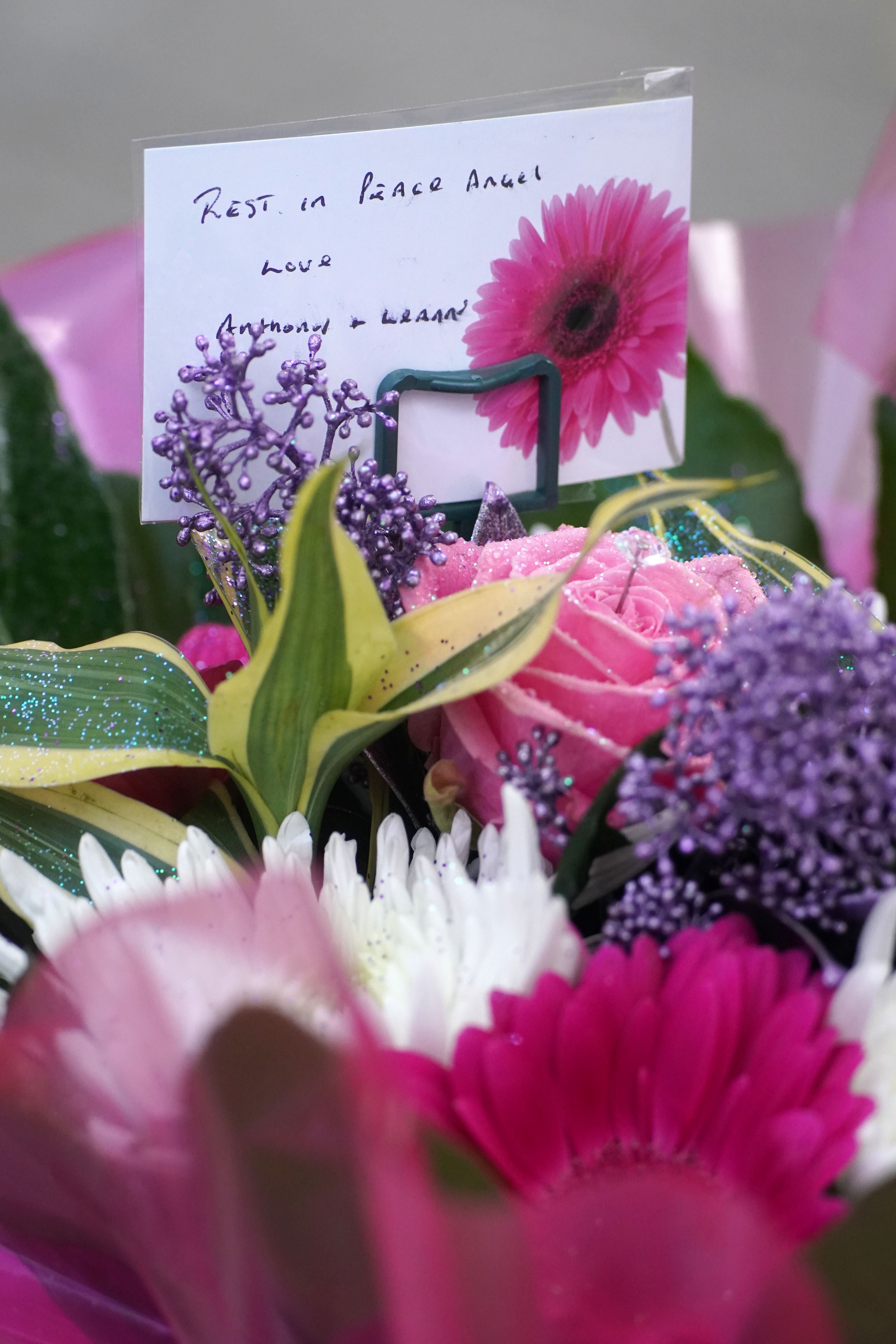 Flowers near the scene in Liverpool city centre where 12-year-old Ava White died following an assault (Peter Byrne/PA)