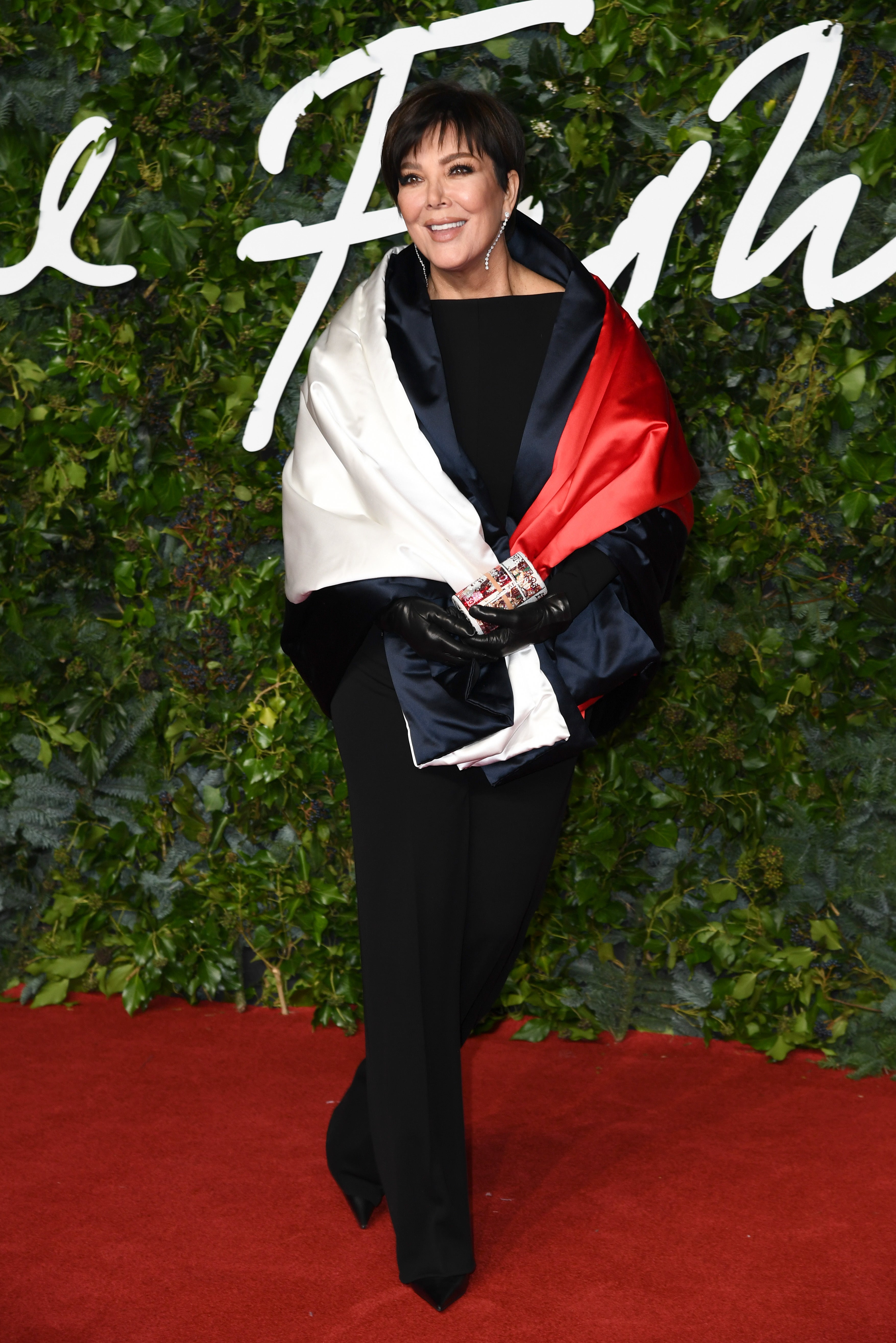 Kris Jenner in Tommy Hilfiger