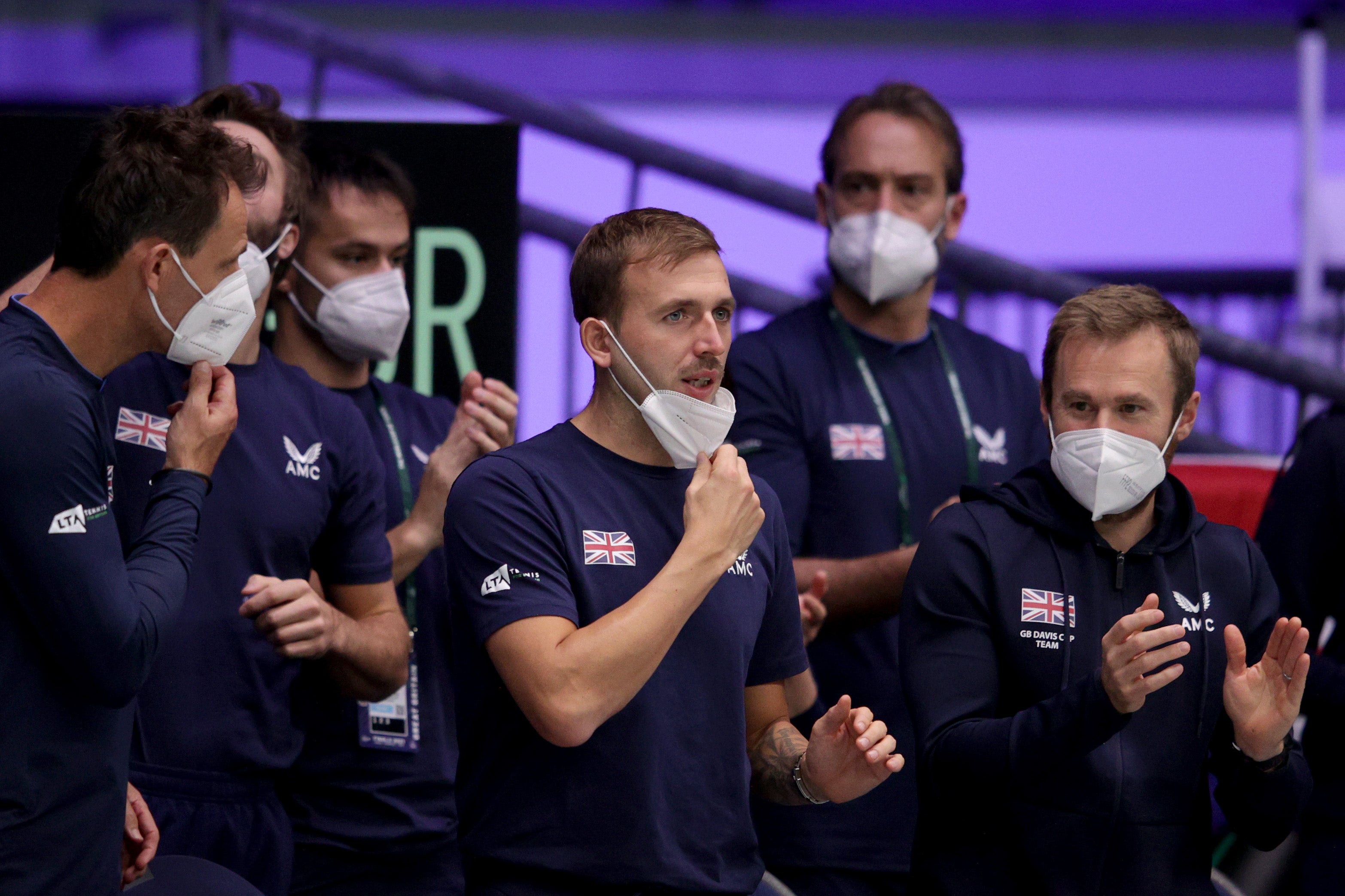 Dan Evans is competing for GB