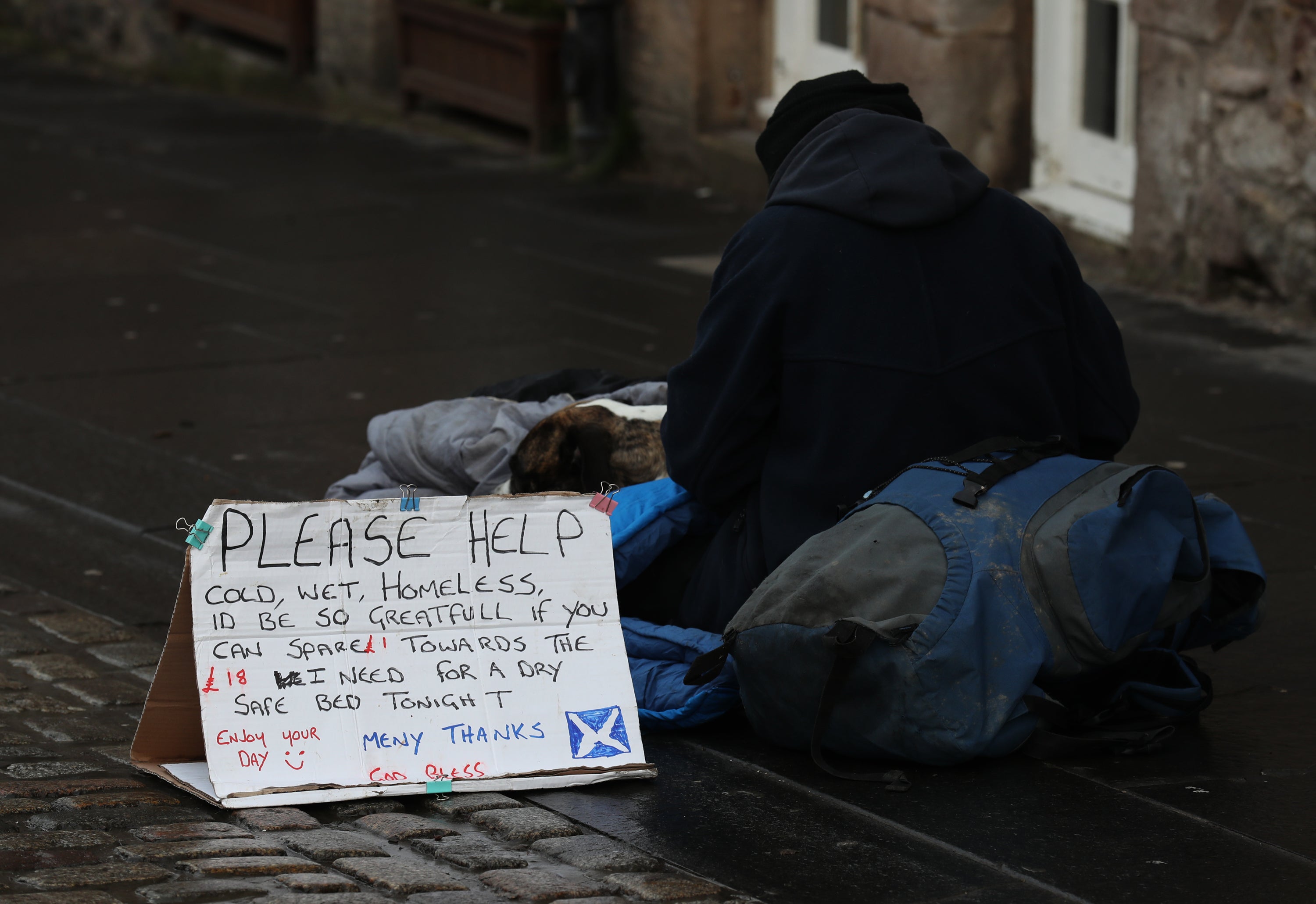 Homeless deaths have risen for the past three years, figures show (Andrew Milligan/PA)