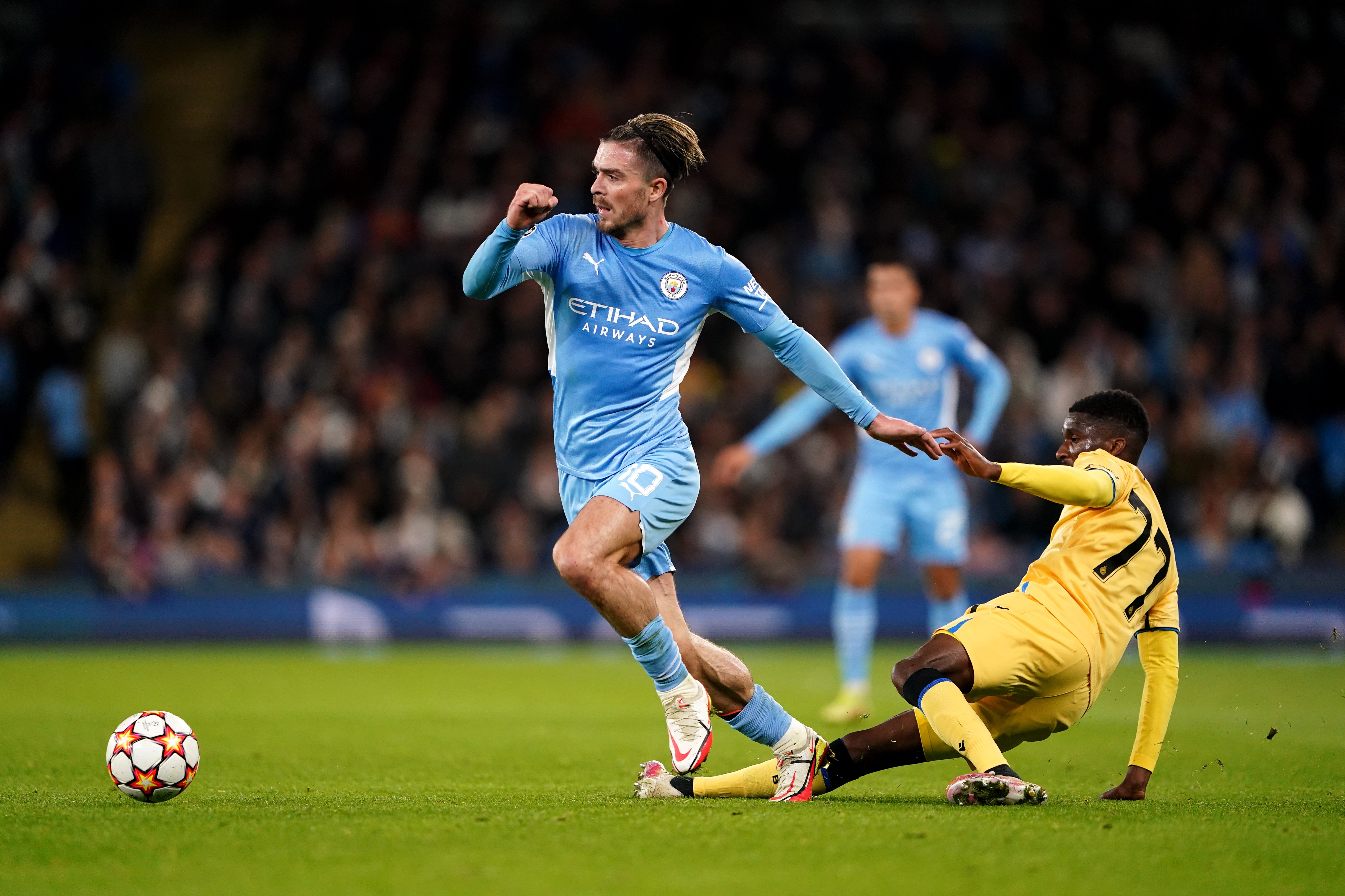 Jack Grealish has missed the Premier League champions’ last three games (Zac Goodwin/PA)