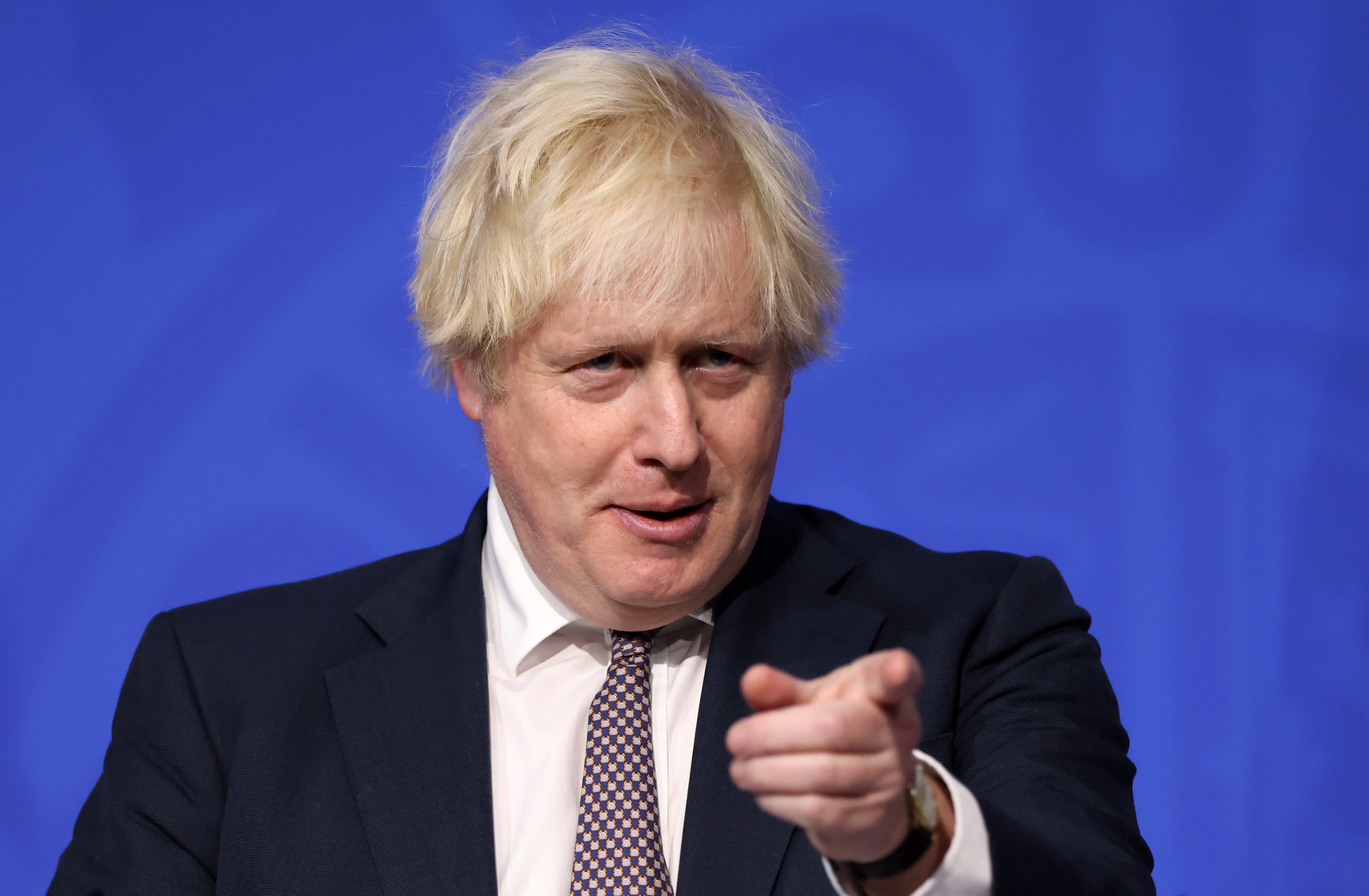 Prime Minister Boris Johnson said the military would help the NHS deliver booster jabs (Hollie Adams/PA)