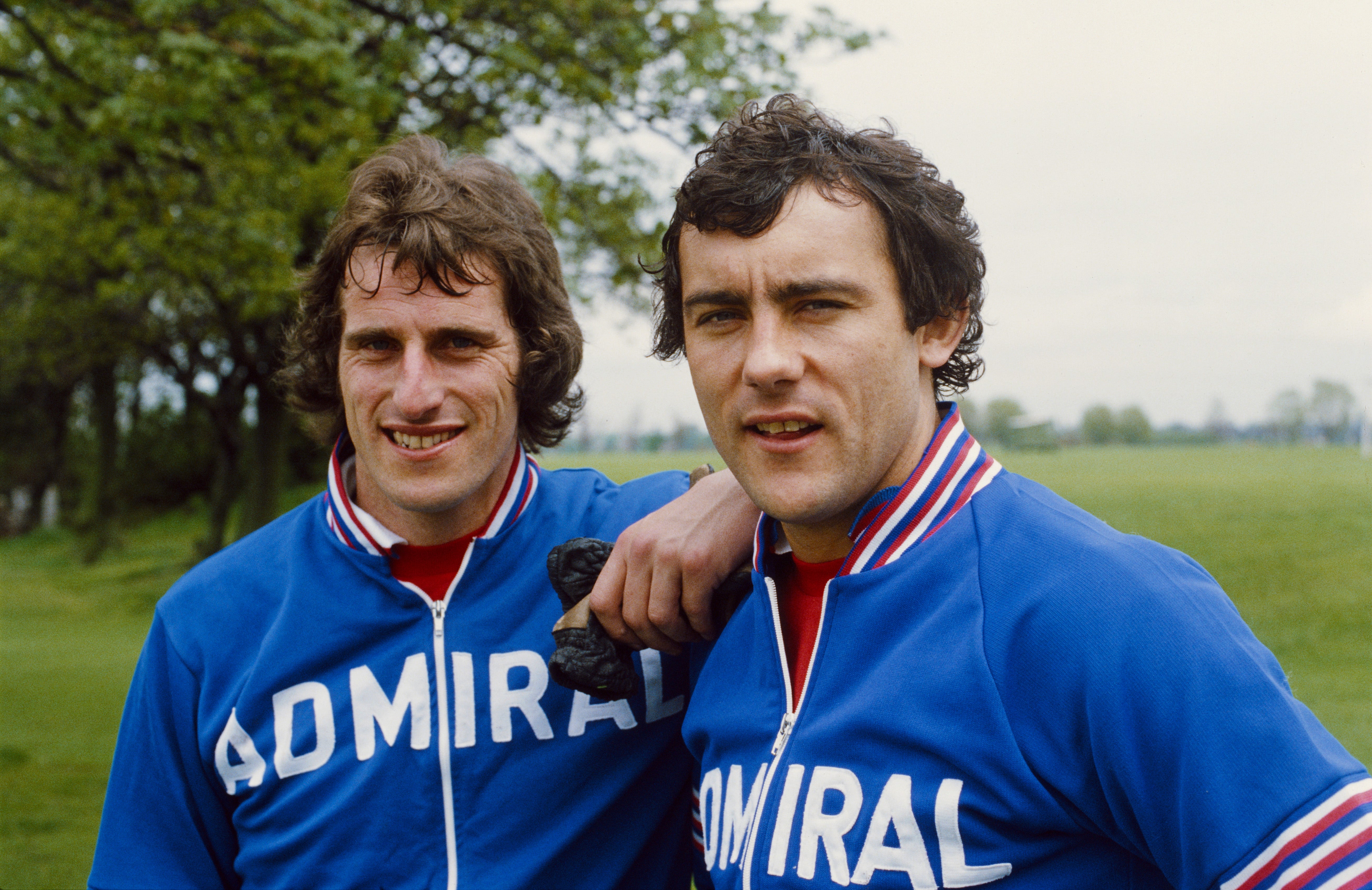 Kennedy (right) with Liverpool and England teammate Ray Clemence