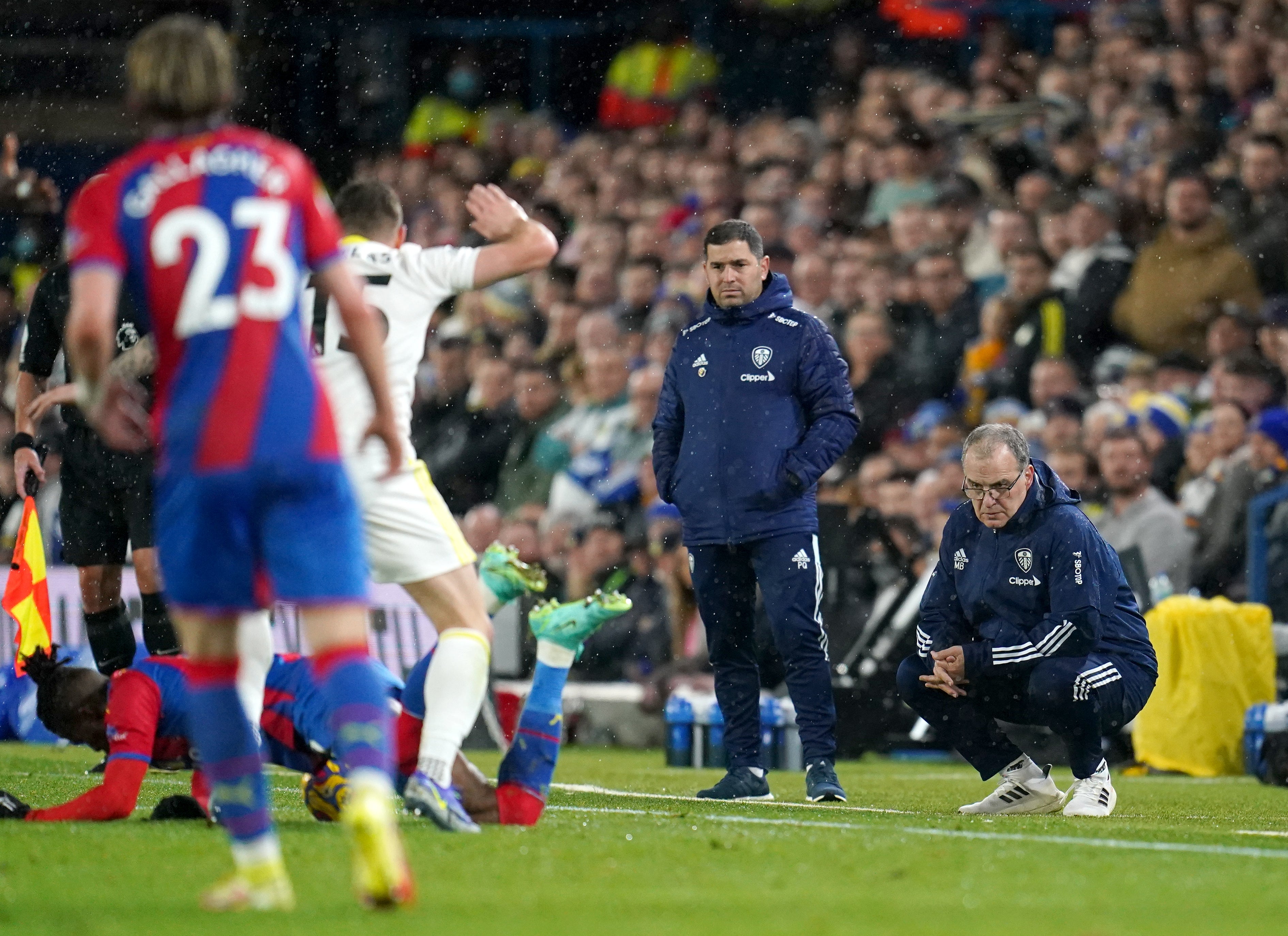 Marcelo Bielsa’s Leeds left it late (Nick Potts/PA)