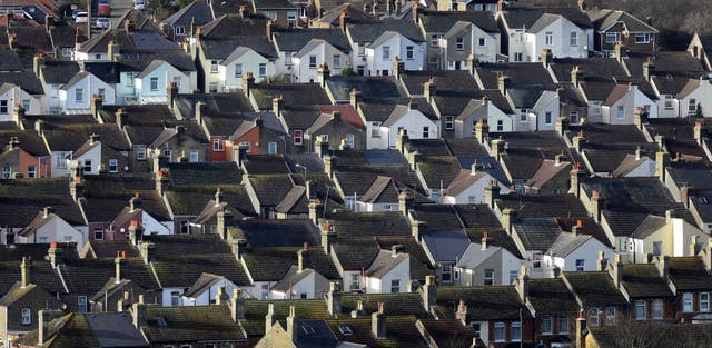 <p>Annual house price growth hit 10 per cent in November, according to Nationwide Building Society (Gareth Fuller/PA)</p>