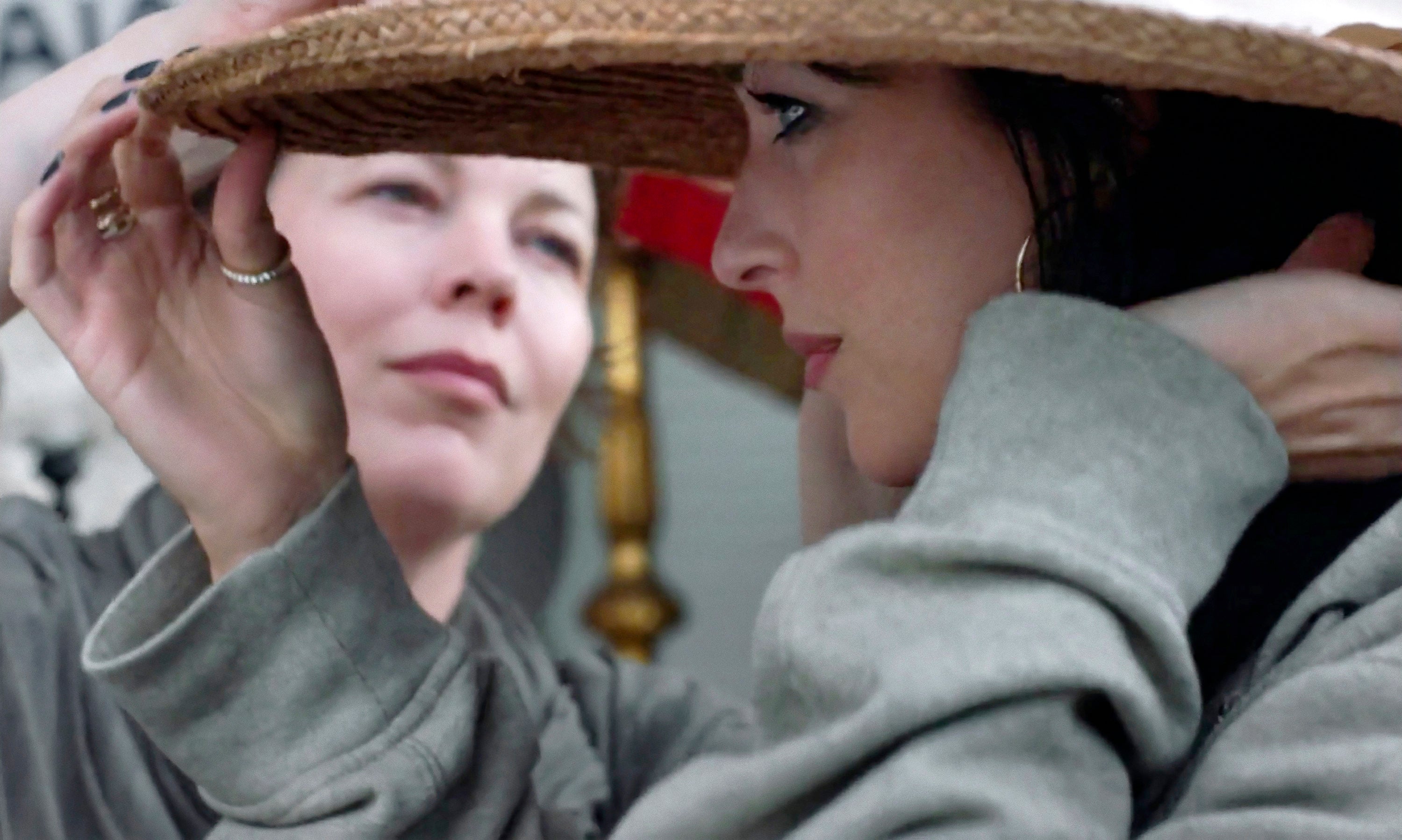 Holiday from hell: Dakota Johnson and Olivia Colman in a scene from ‘The Lost Daughter’