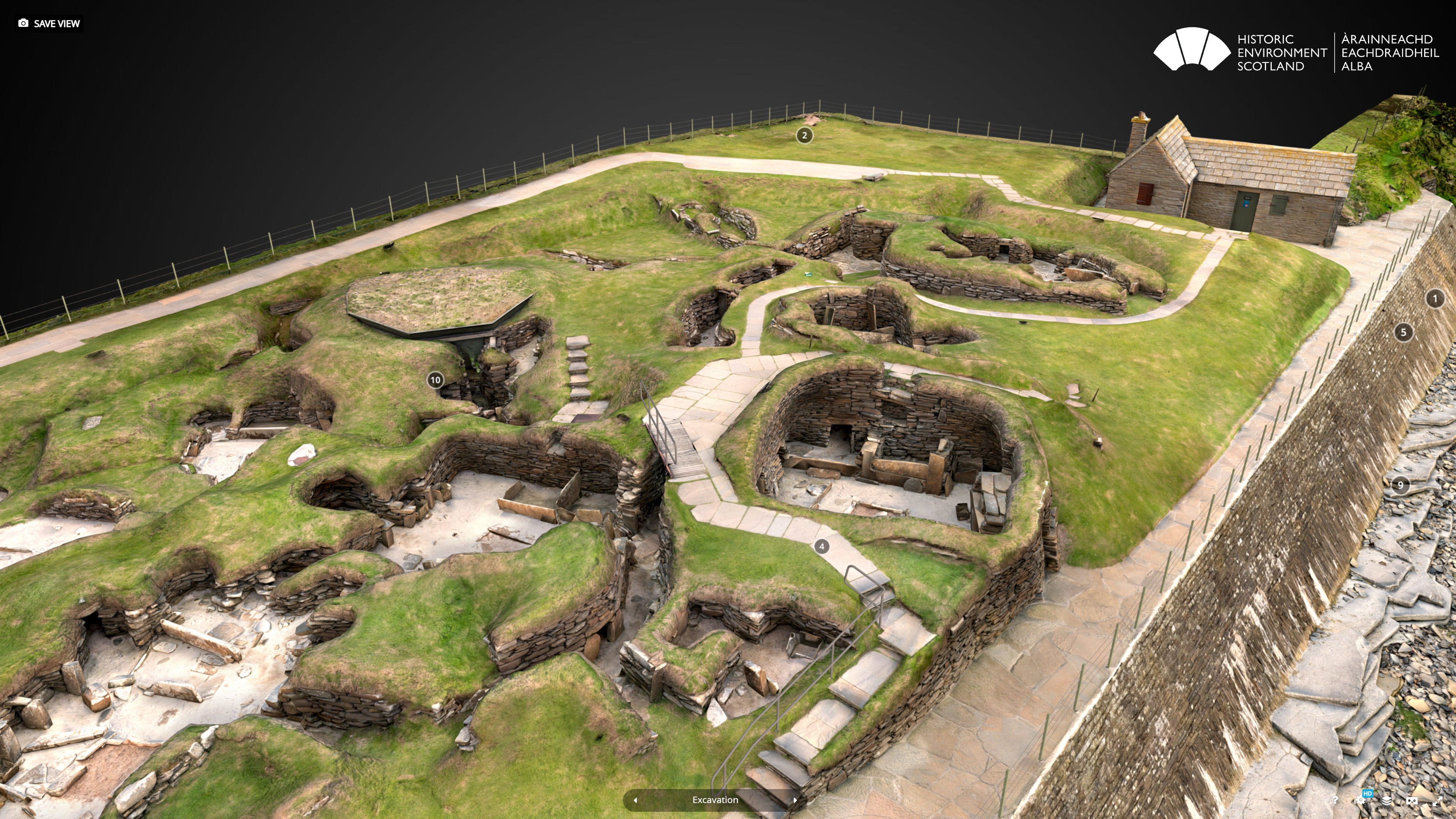 A 3D model of Skara Brae has been created (HES/PA)