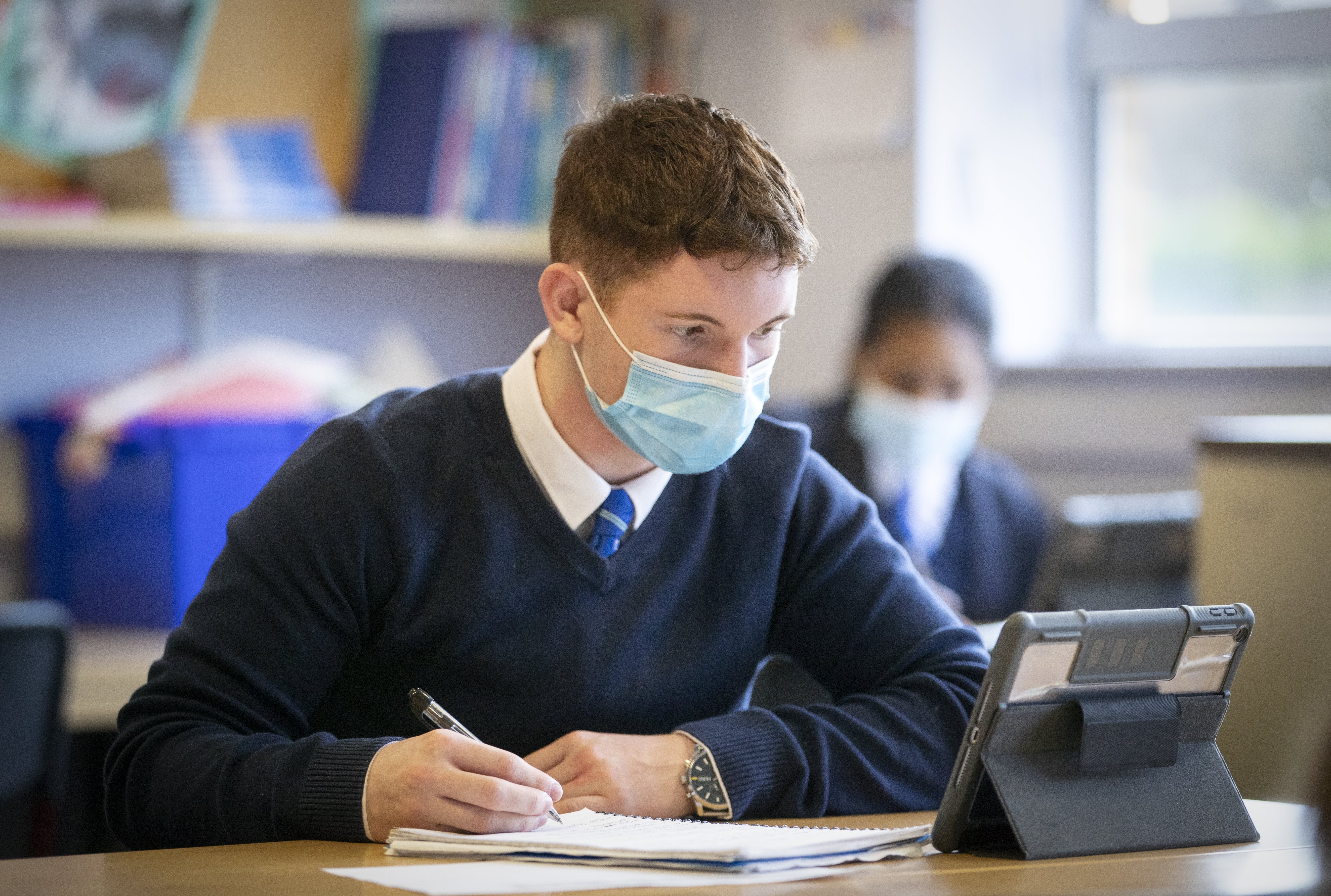 Teachers leaders questioned the ‘patchy’ provision of CO2 monitors in schools across Scotland (Jane Barlow/PA)