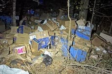 ‘He was very sorrowful’: FedEx driver caught dumping packages blames grief as $25k worth of goods lost