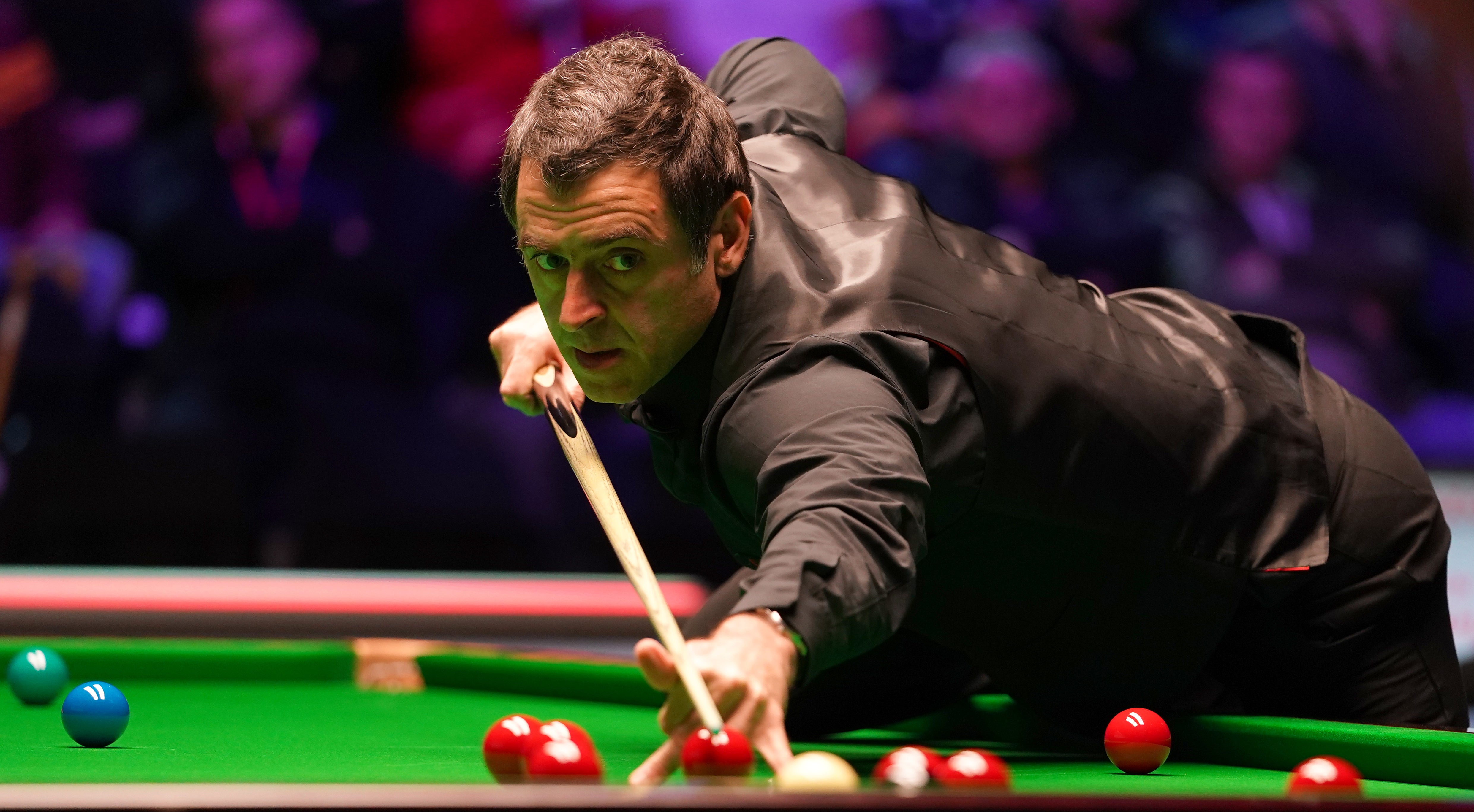 Ronnie O’Sullivan shrugged his way into the UK quarter-finals (Martin Rickett/PA)