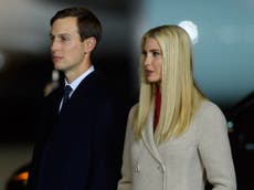 Anger as Ivanka Trump and Jared Kushner attempt return to social scene at Virgil Abloh tribute show