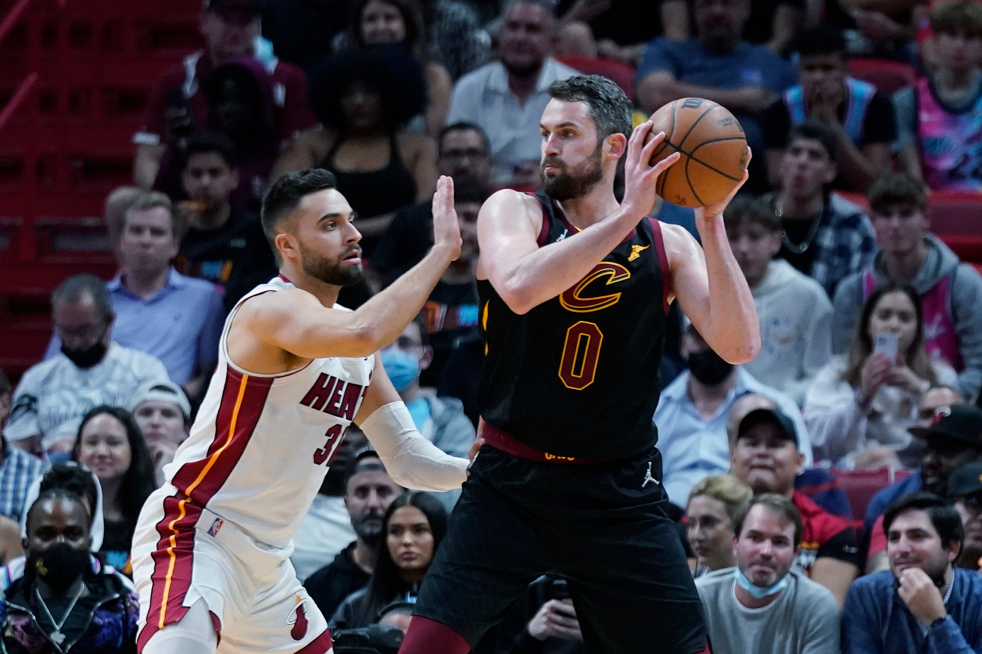 Cleveland Cavaliers forward Kevin Love led the way (Wilfredo Lee/AP)