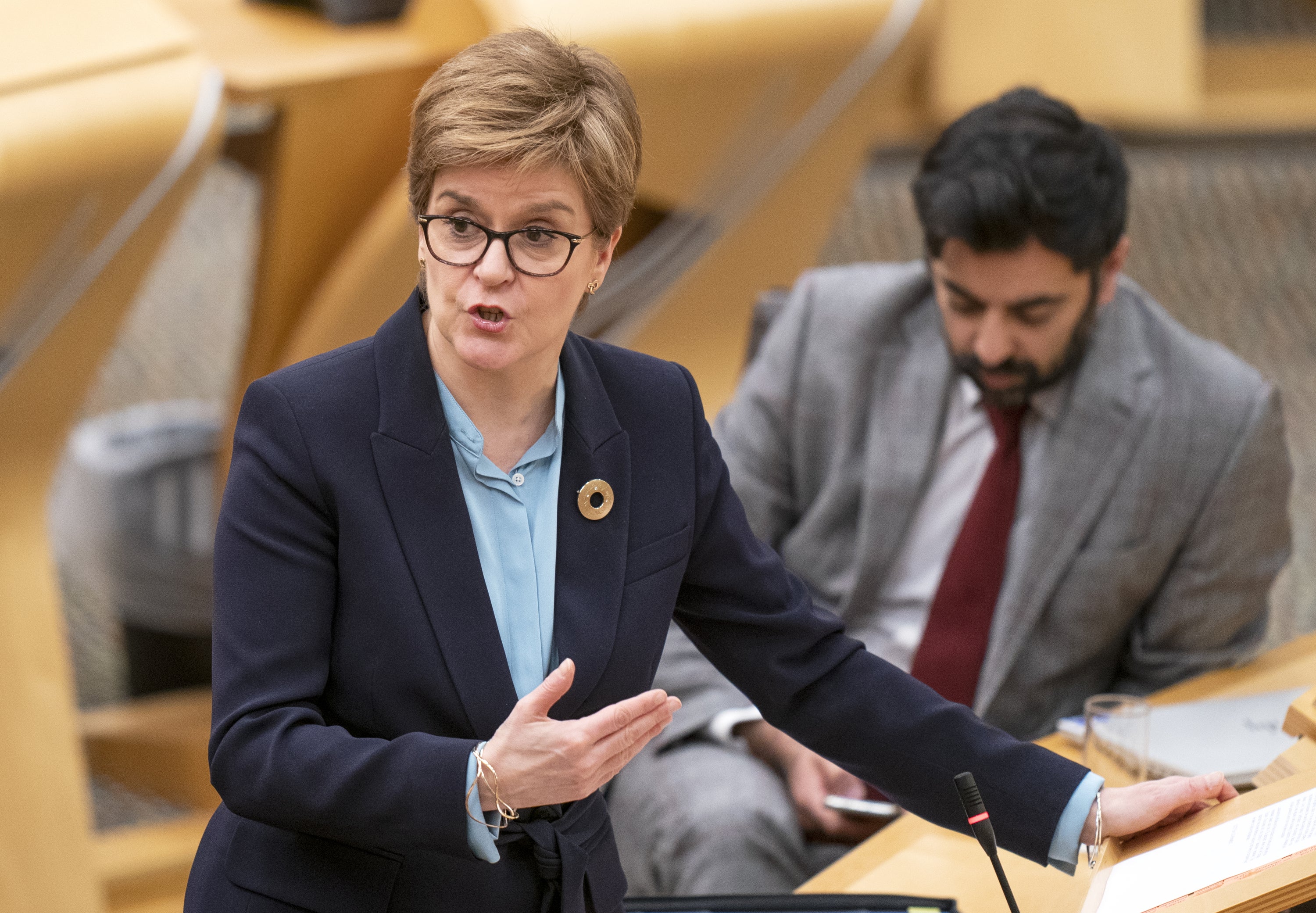 First Minister Nicola Sturgeon (Jane Barlow/PA)