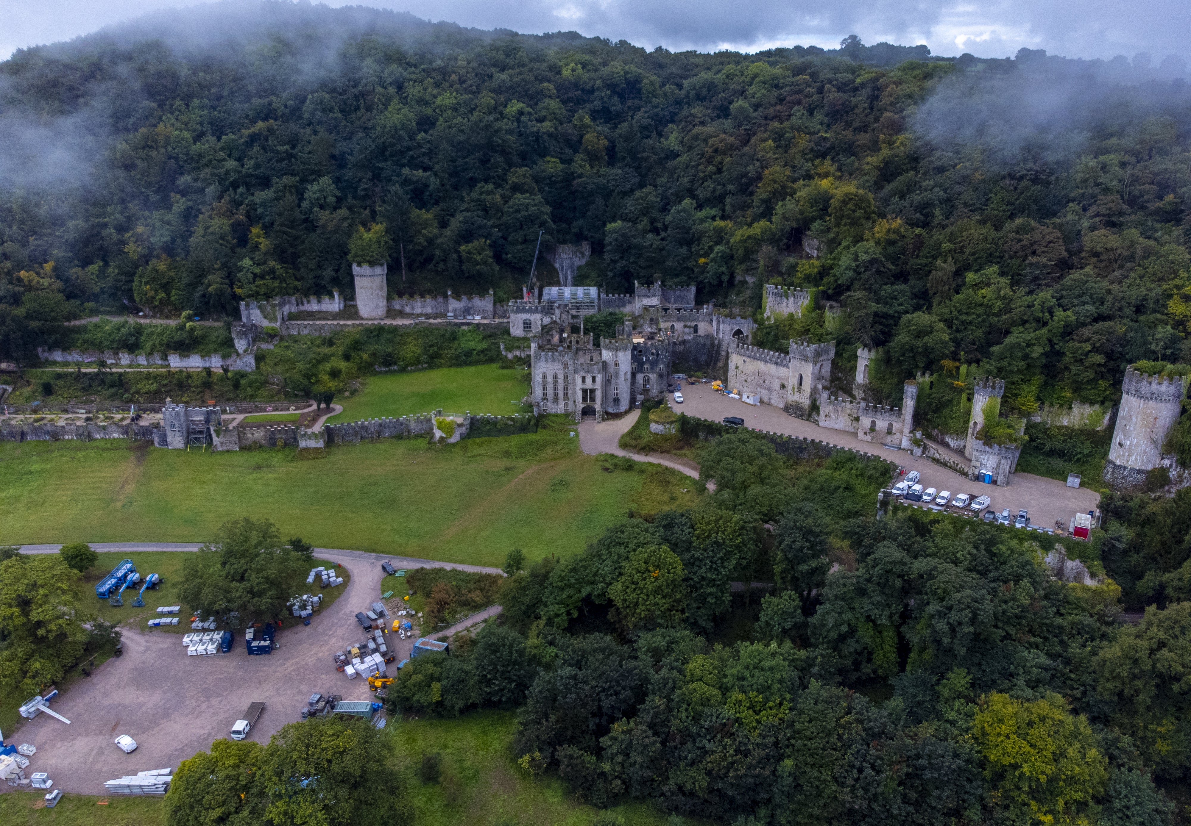 Gwrych Castle near Abergele in Conwy County (PA)