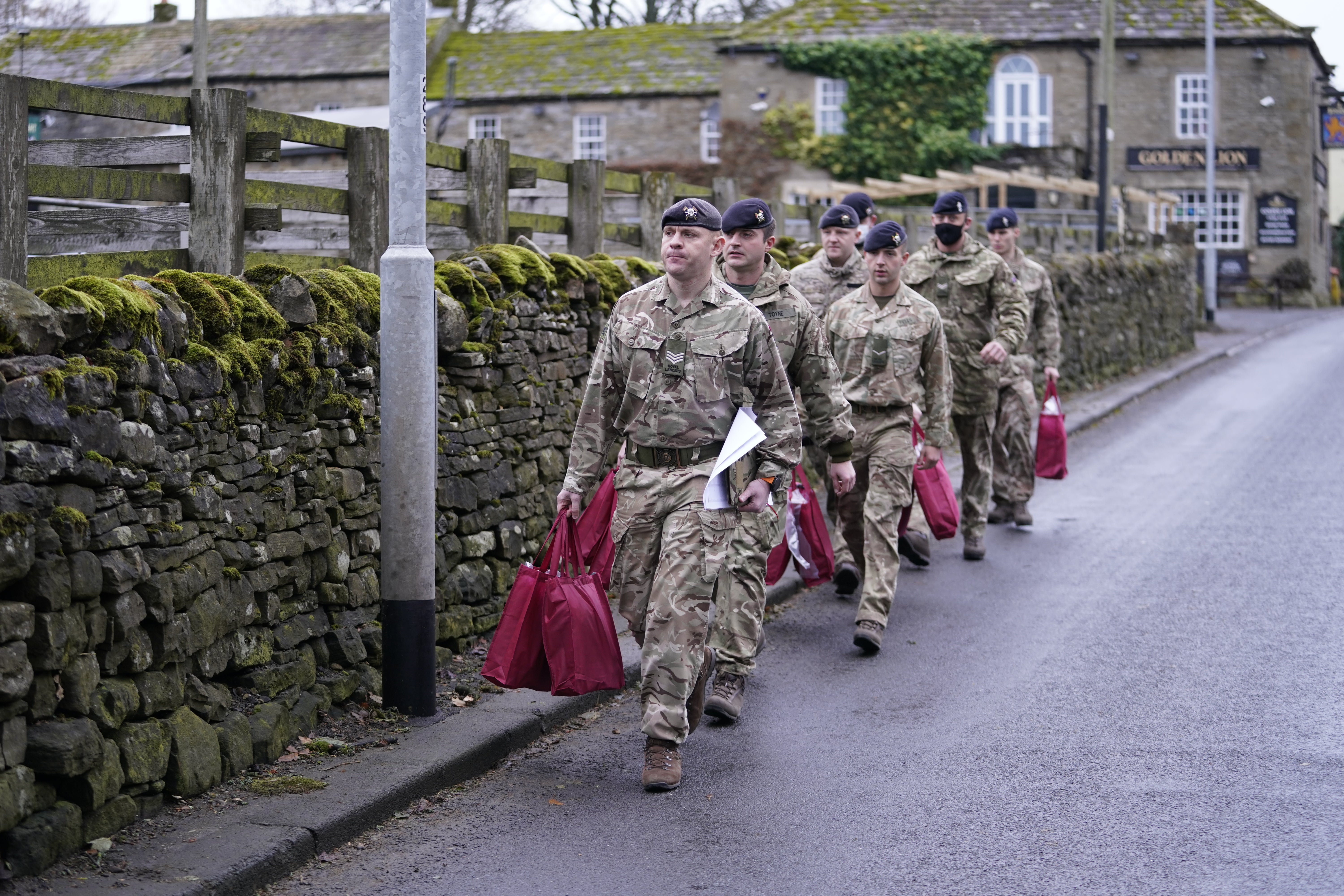 The army has been deployed to help those left without power (Danny Lawson/PA)