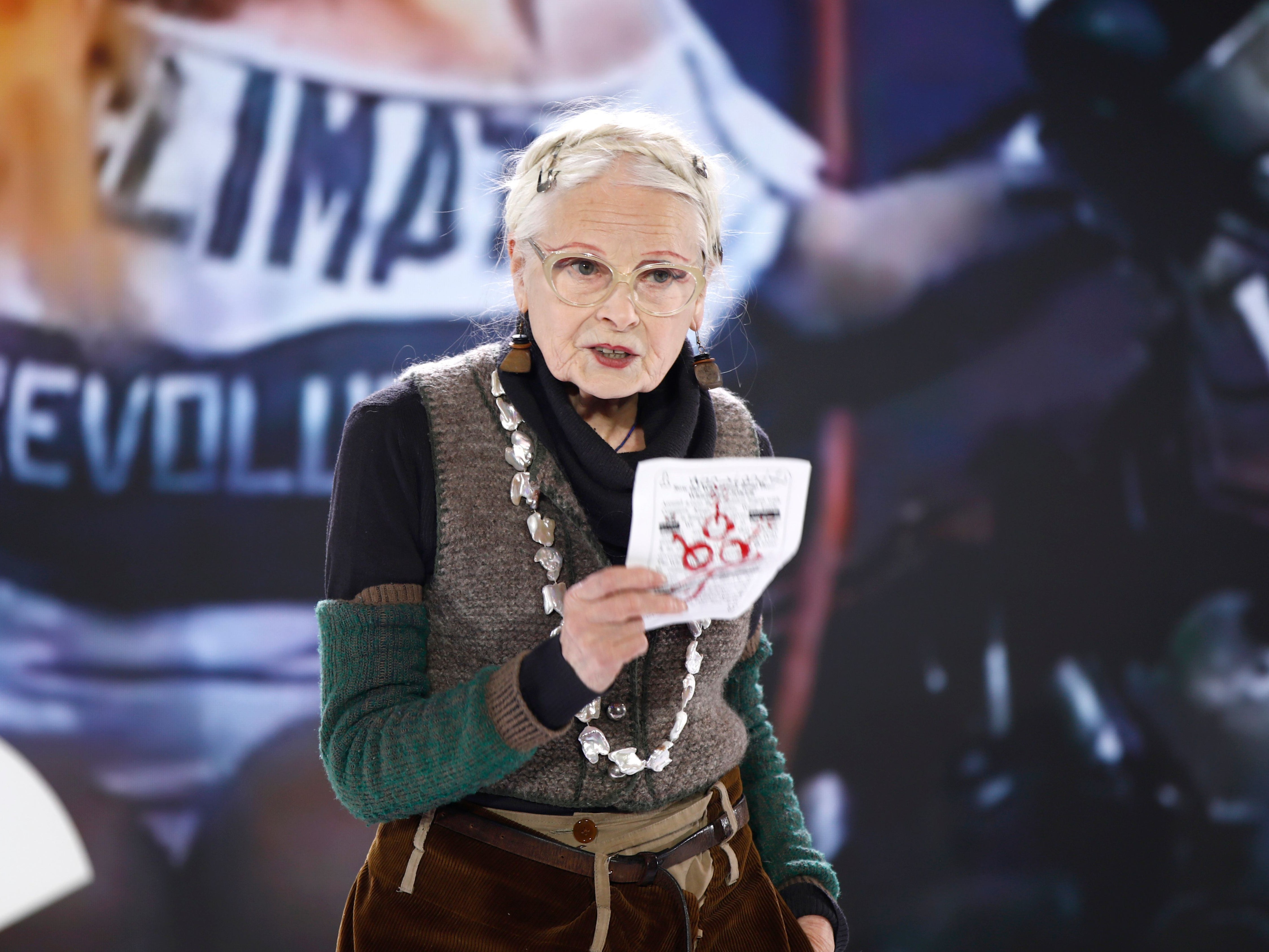 Vivienne Westwood speaks at Business of Fashion Voices