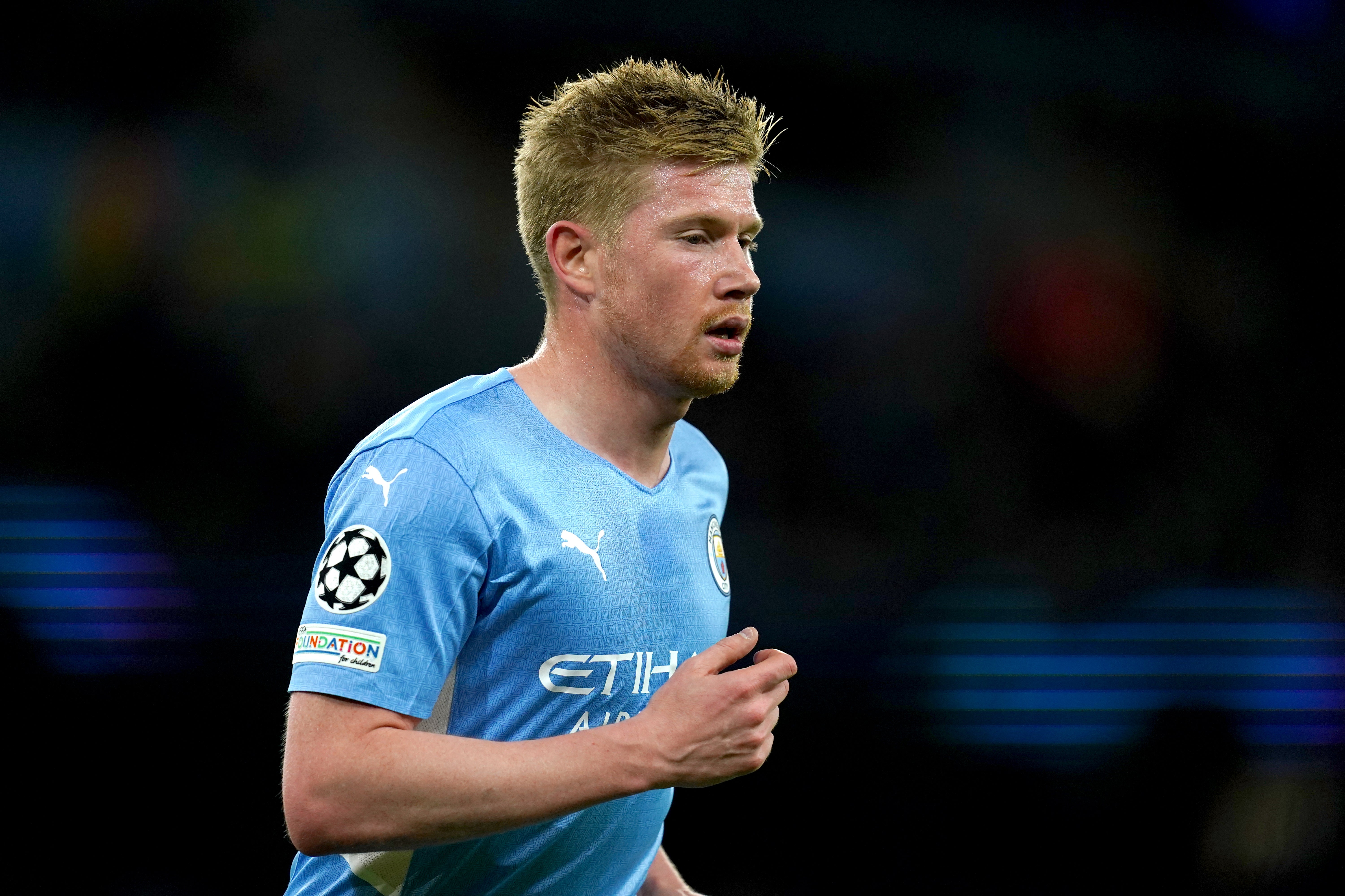 Kevin De Bruyne has handed City a boost (Martin Rickett/PA)