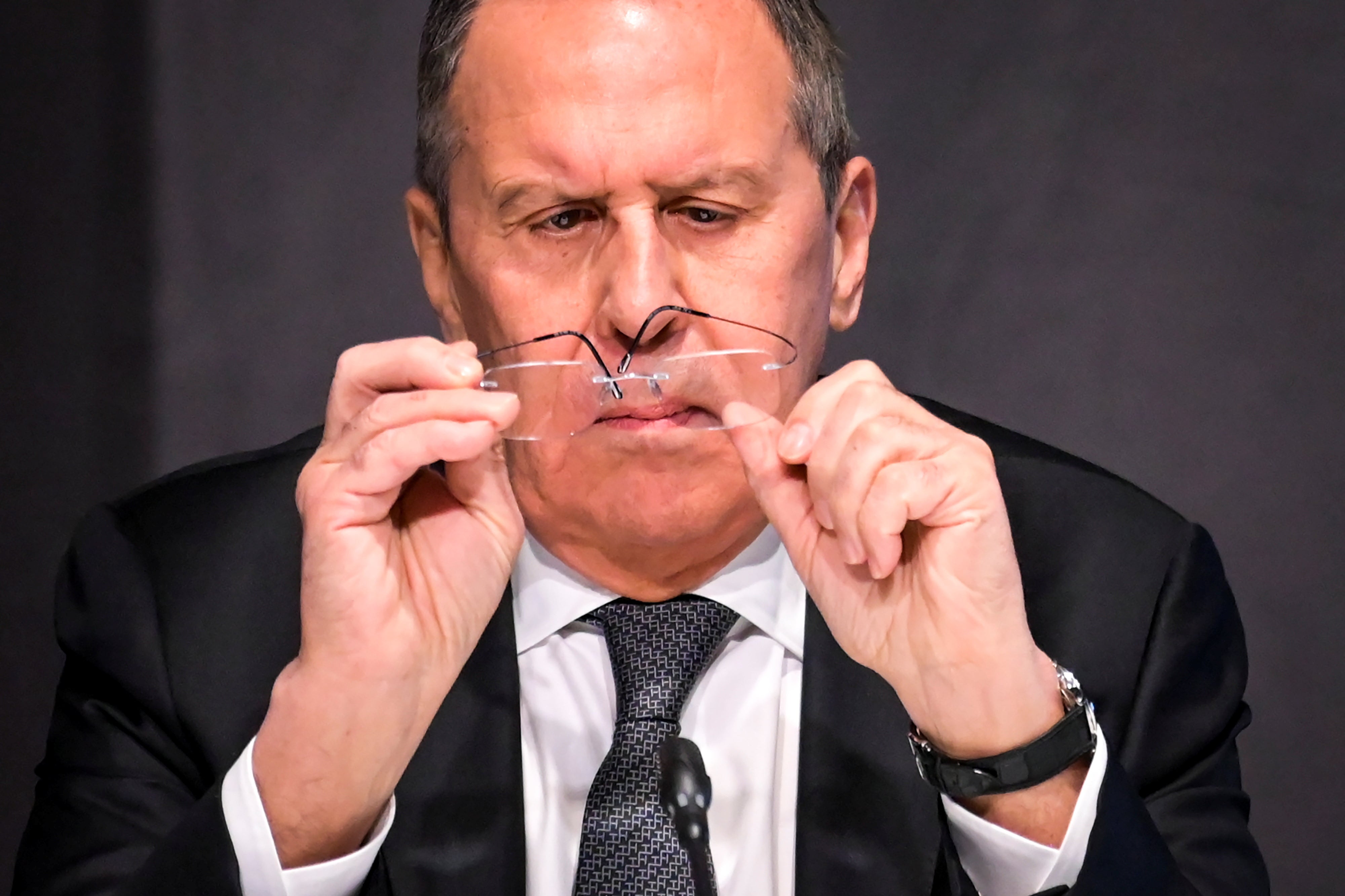 Russian foreign minister Sergei Lavrov