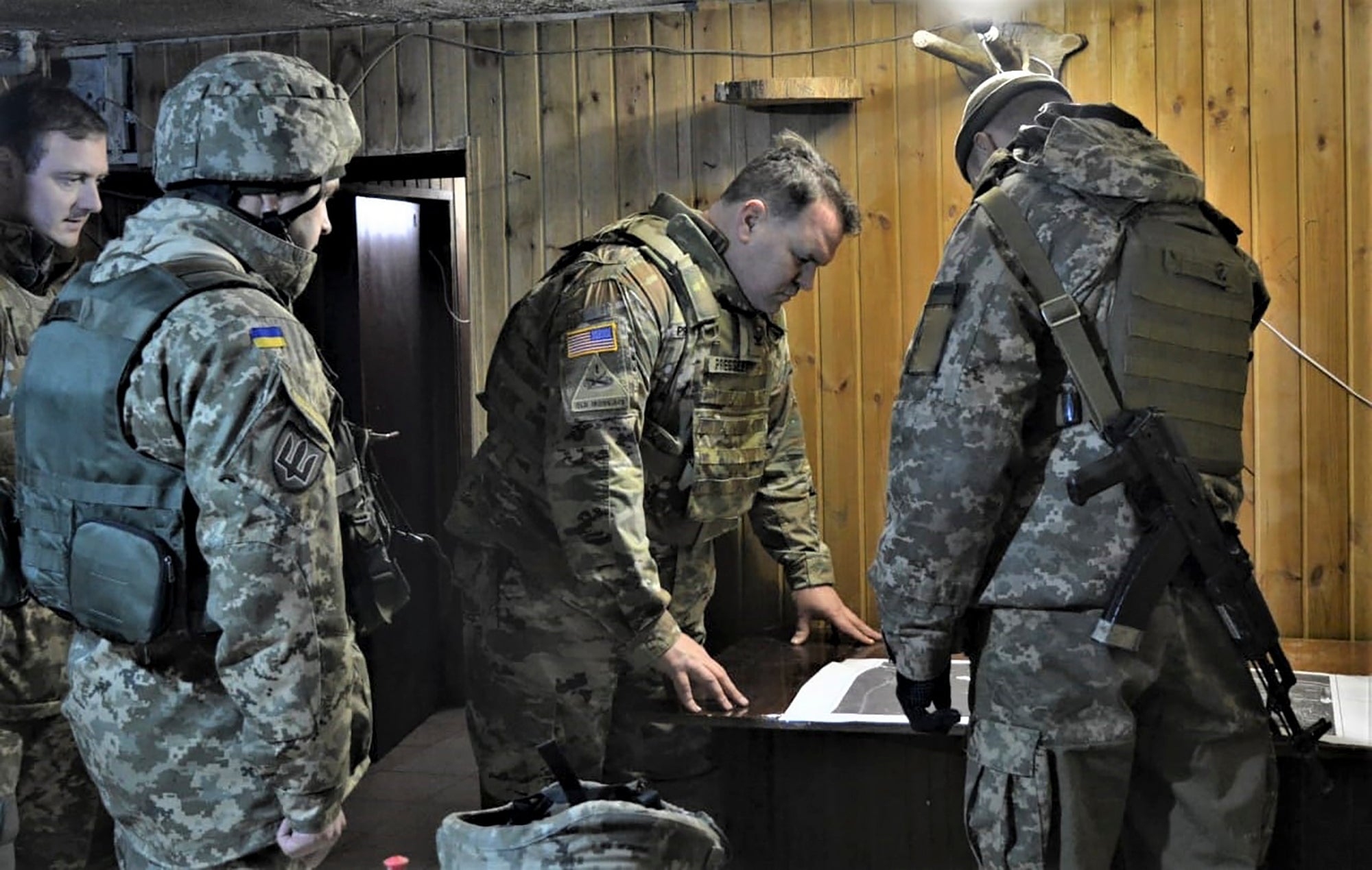 A delegation from the US embassy in Ukraine visited the joint forces operation area in the war-hit Donetsk region