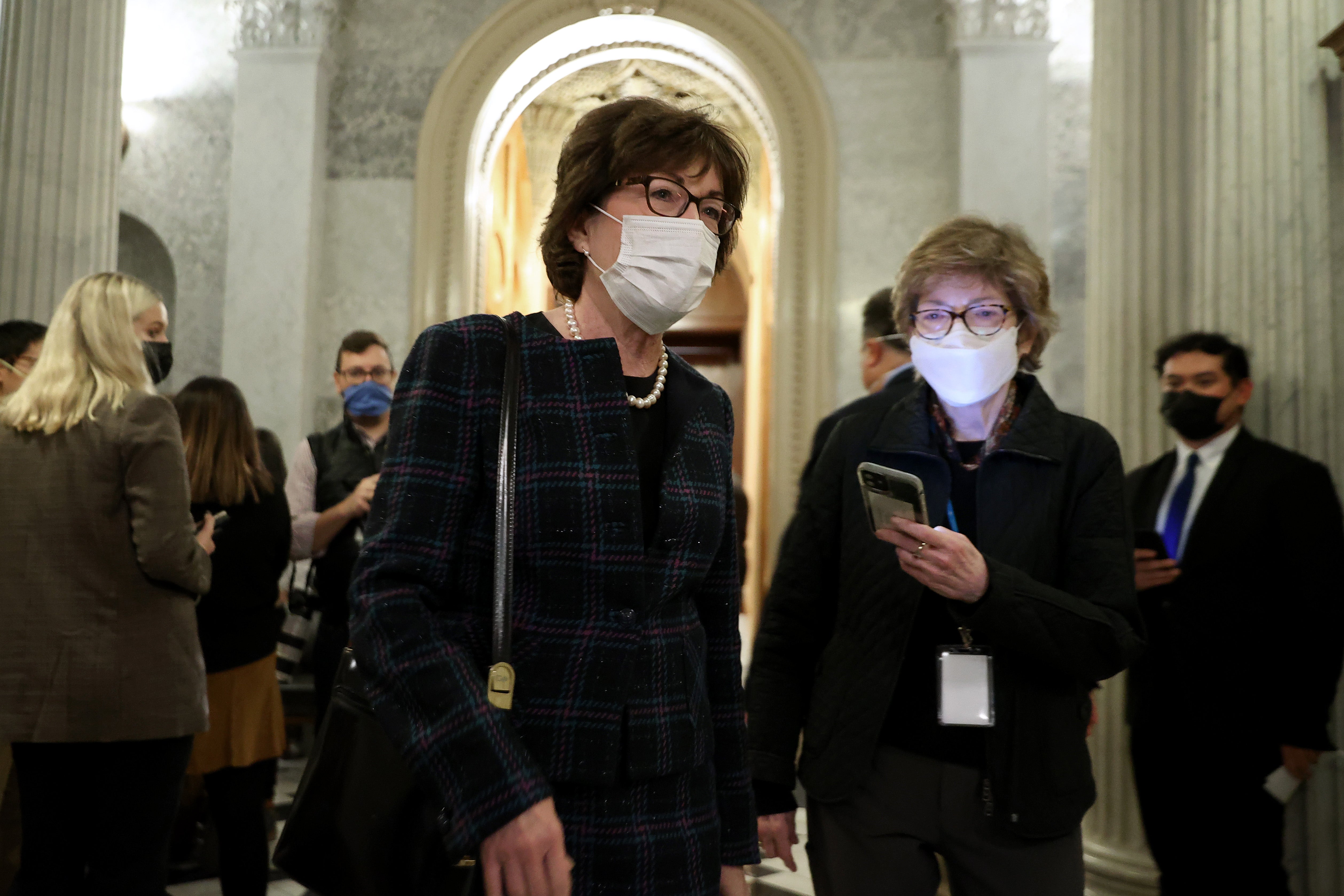 Senator Susan Collins is one of three Republicans elected to Washington who support abortion