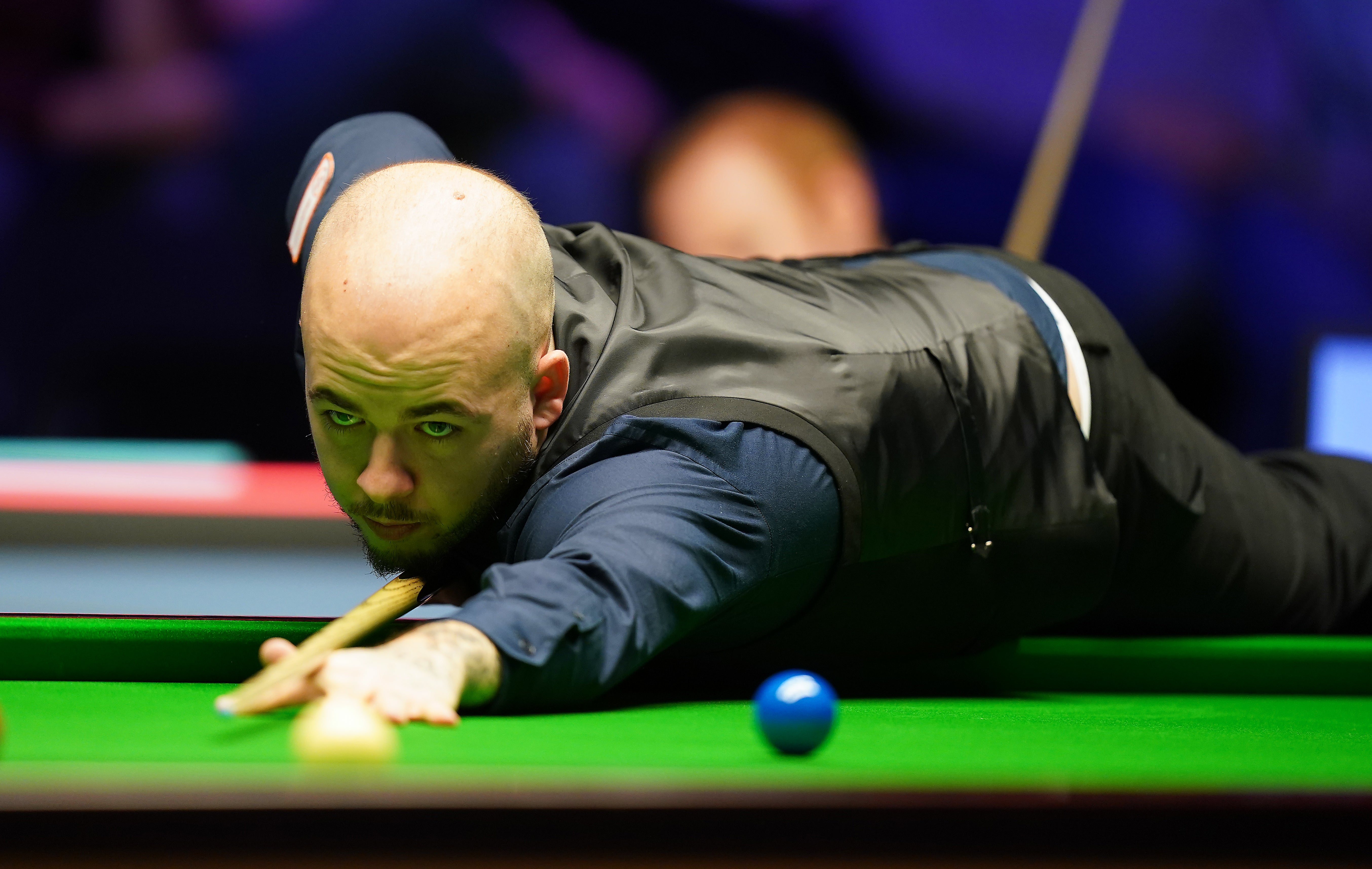 Belgium’s Luca Brecel will face Wilson in the UK Championship semi-finals (Mike Egerton/PA)