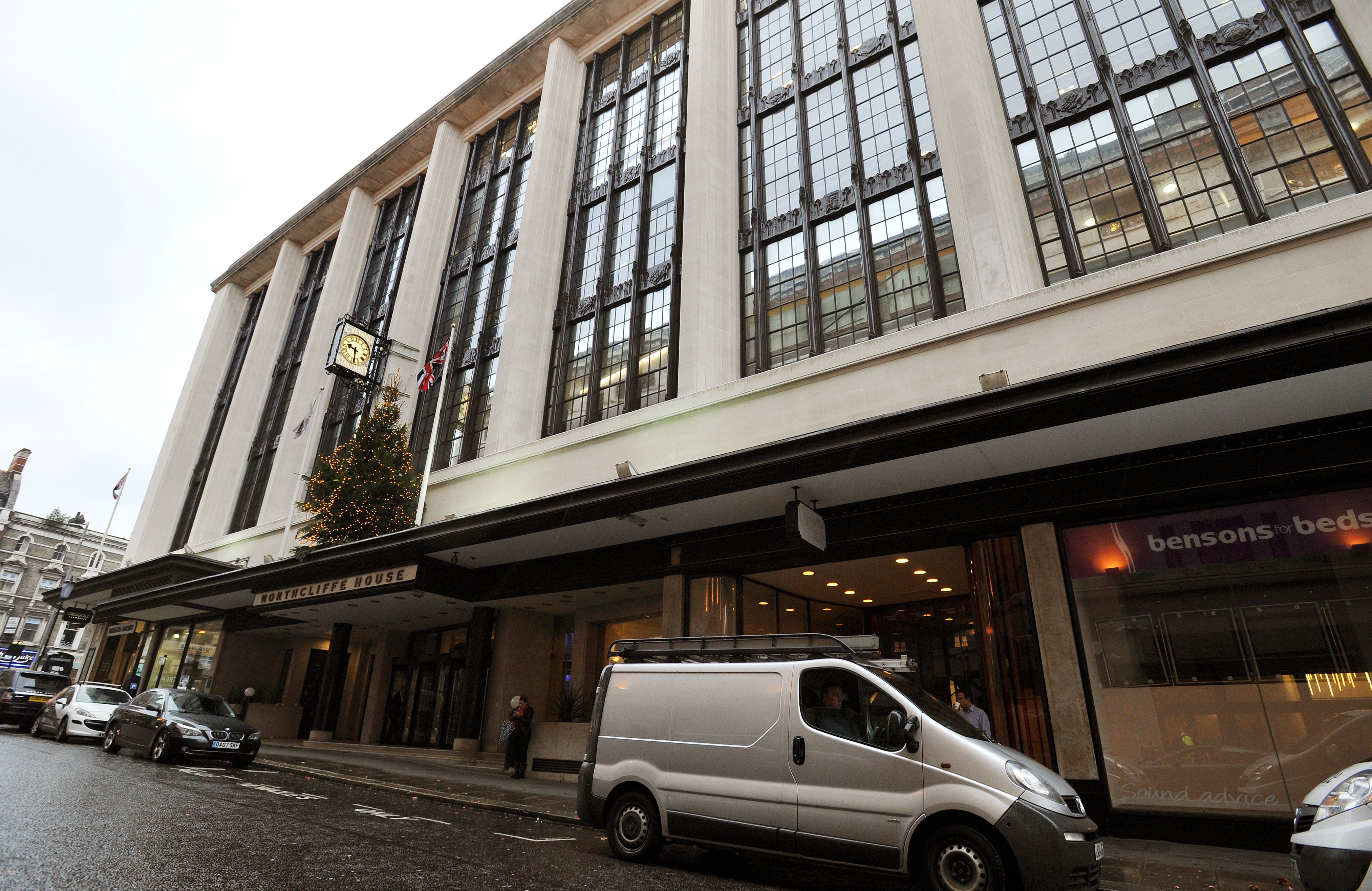 A general view of the main entrance to the DMGT head office, Northcliffe House, in west Kensington, London (John Stillwell/PA)