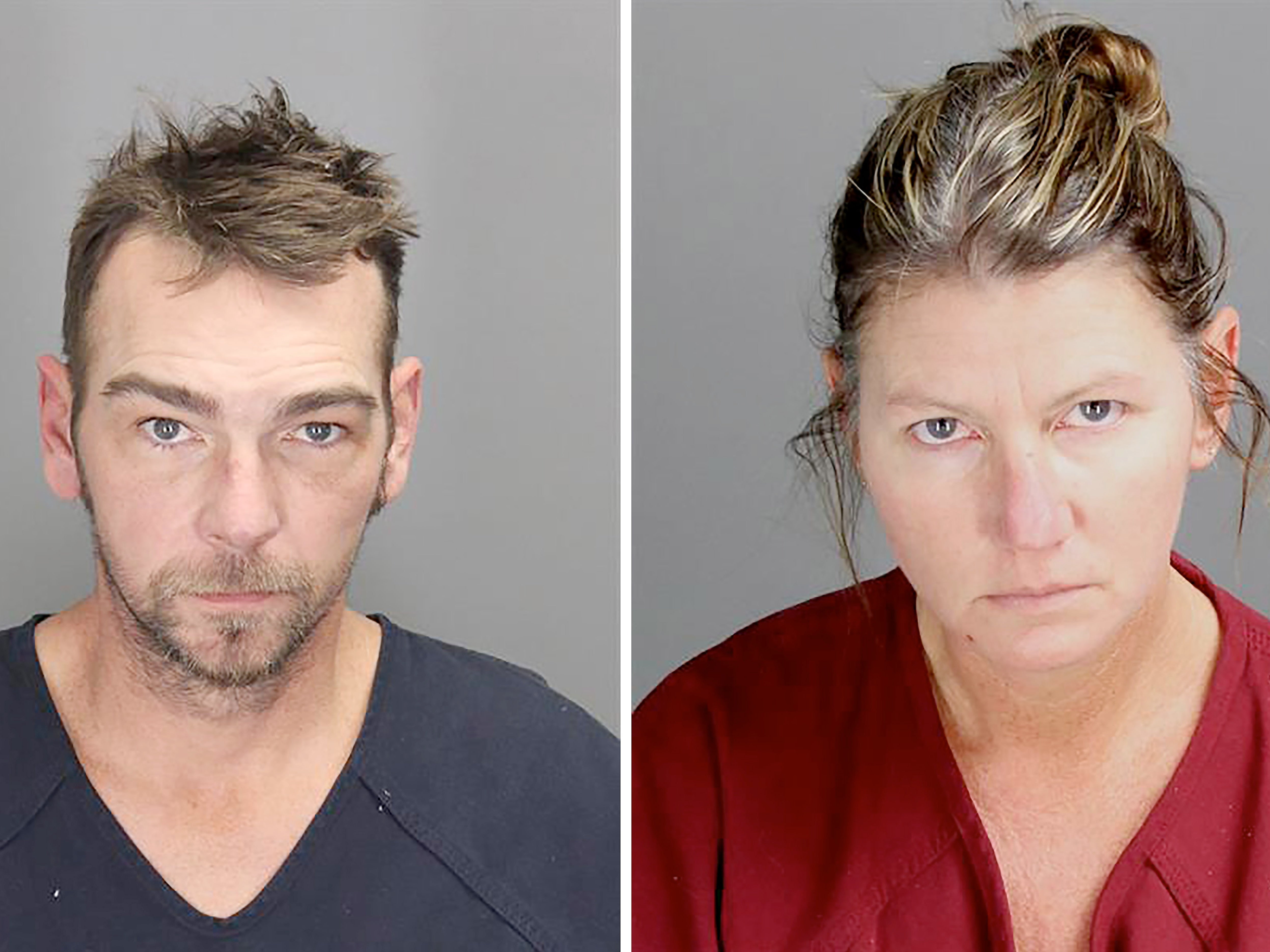 James and Jennifer Crumbley in mugshots following Saturday’s arrest