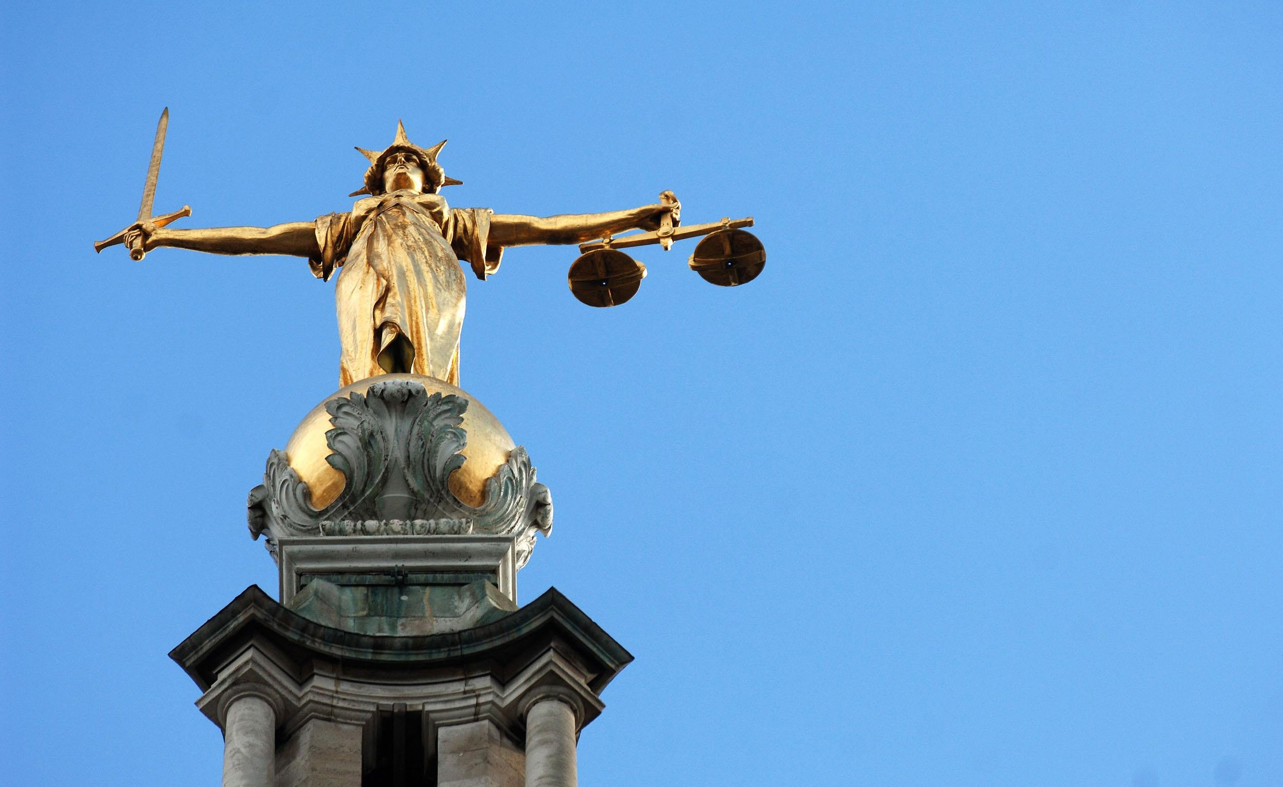 Security staff control access to courts (Clara Molden/PA)