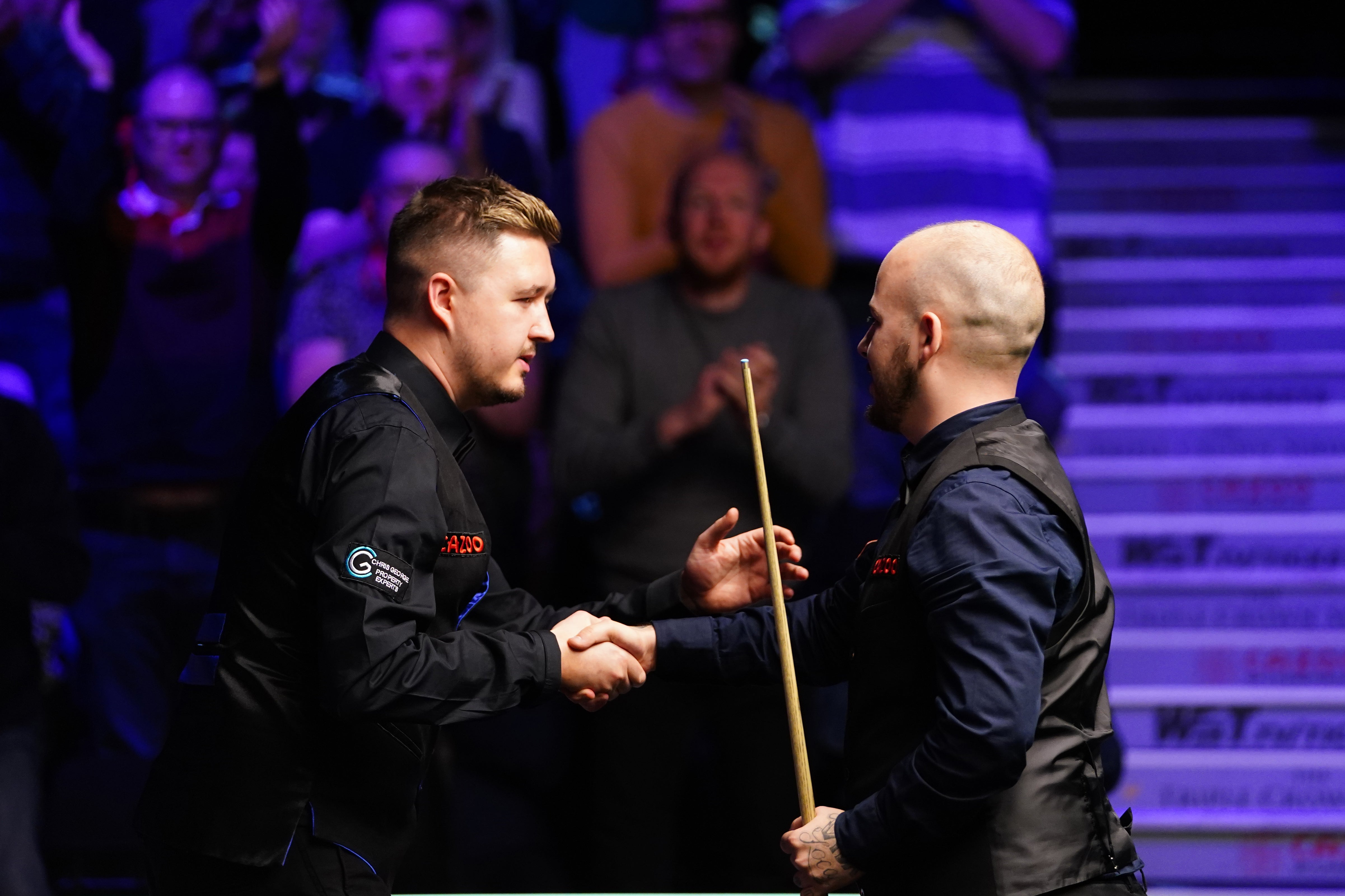 Kyren Wilson was swept aside by Luca Brecel in York (Zac Goodwin/PA)