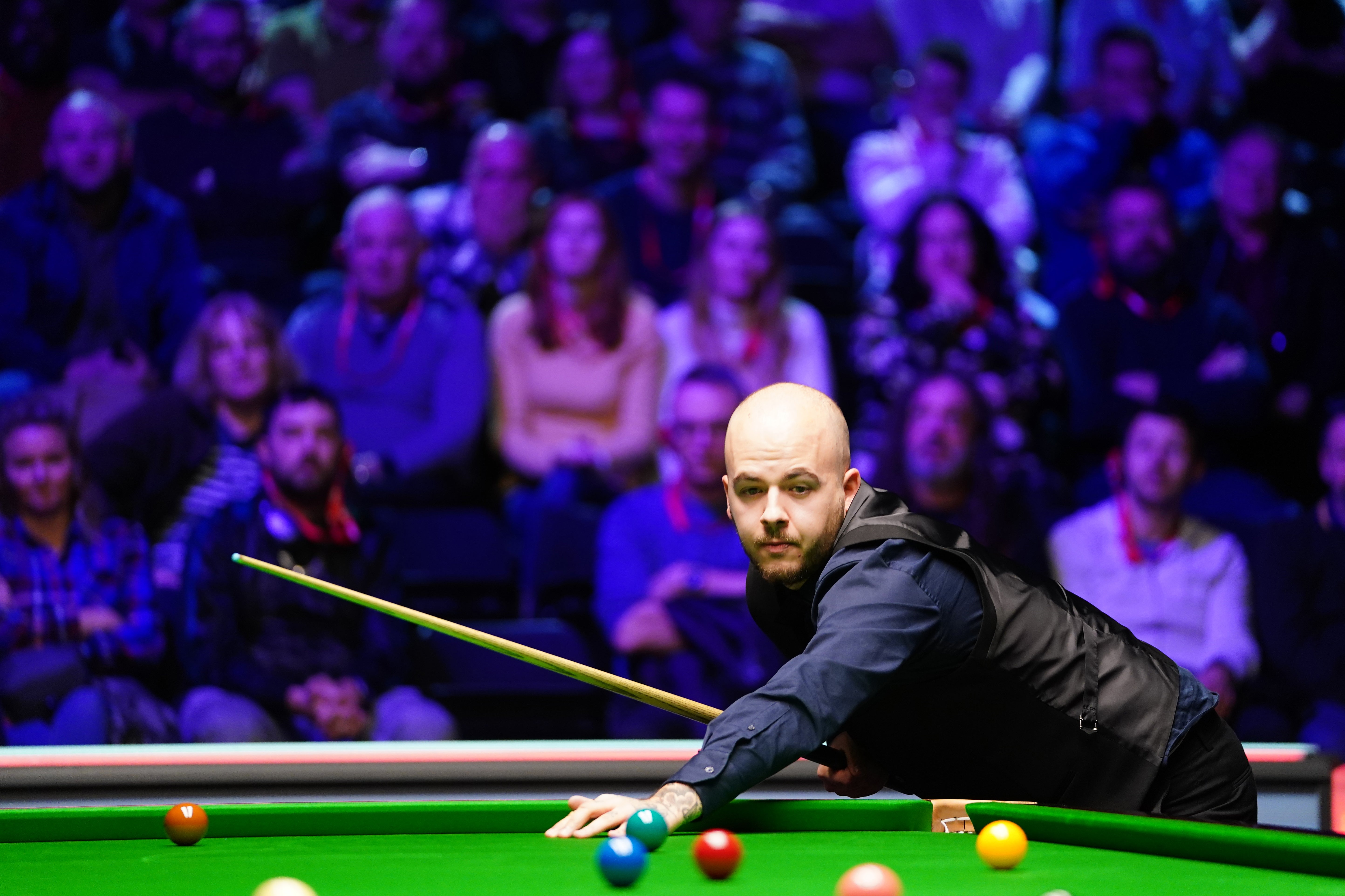 Luca Brecel roared into the UK Championship final in York (Zac Goodwin/PA)