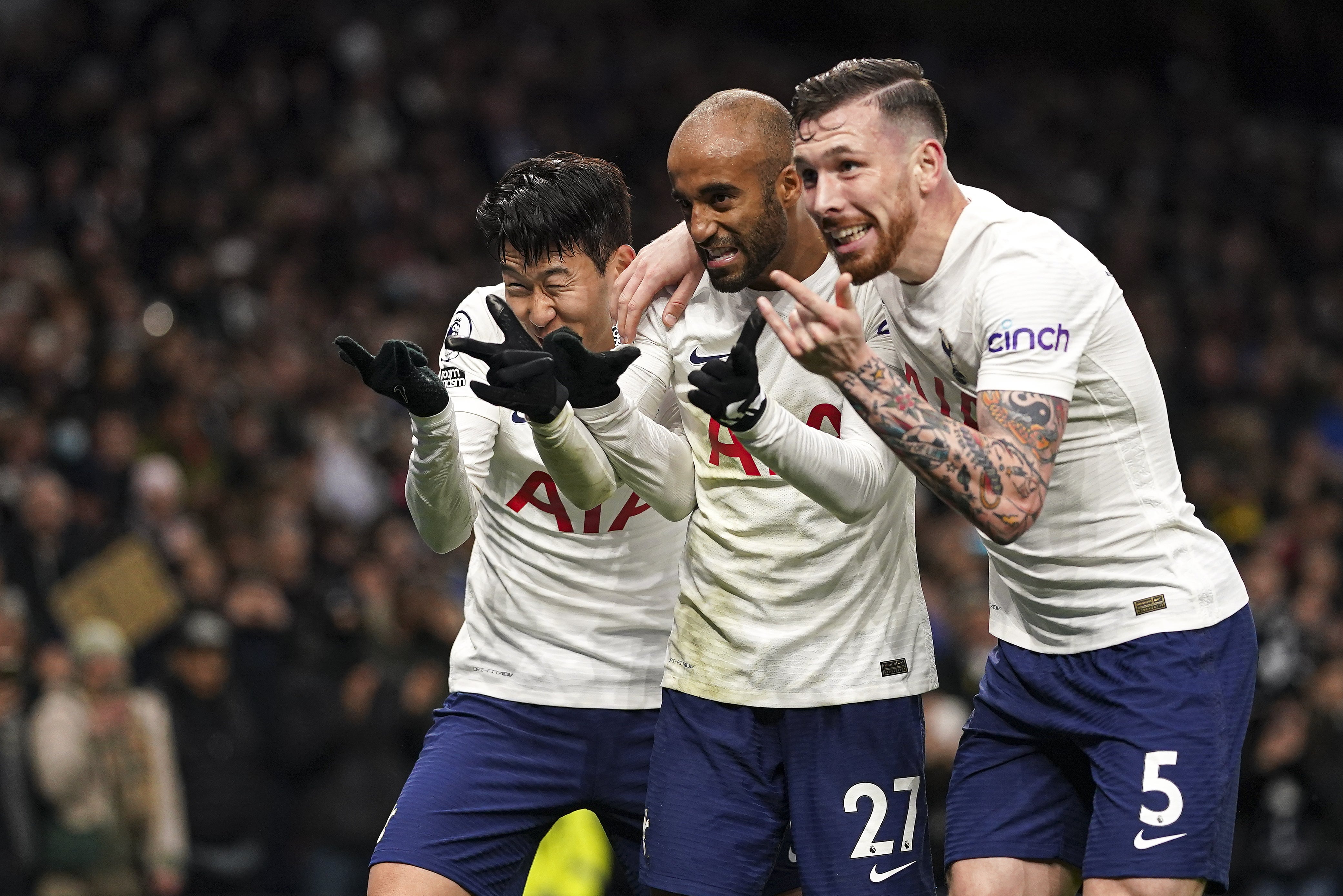 Tottenham secured a third consecutive league win (Adam Davy/PA)