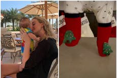 Perrie Edwards shares adorable video of baby Axel ‘dancing’ to Elton John’s Step into Christmas