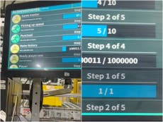 Amazon worker shares dystopian gameboard which monitors how hard staff are working