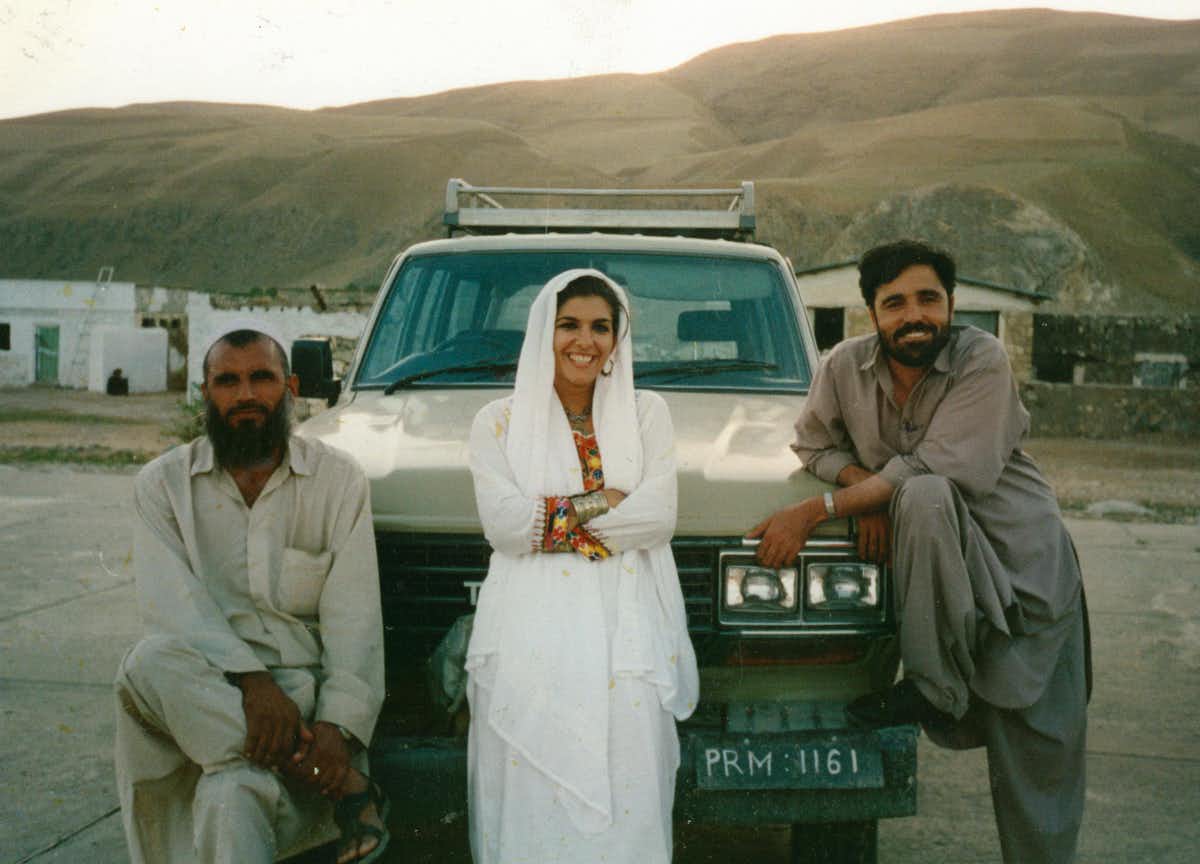 Evacuating from Faizabad as a precaution after the fall of Jalalabad to the Taliban in 1996
