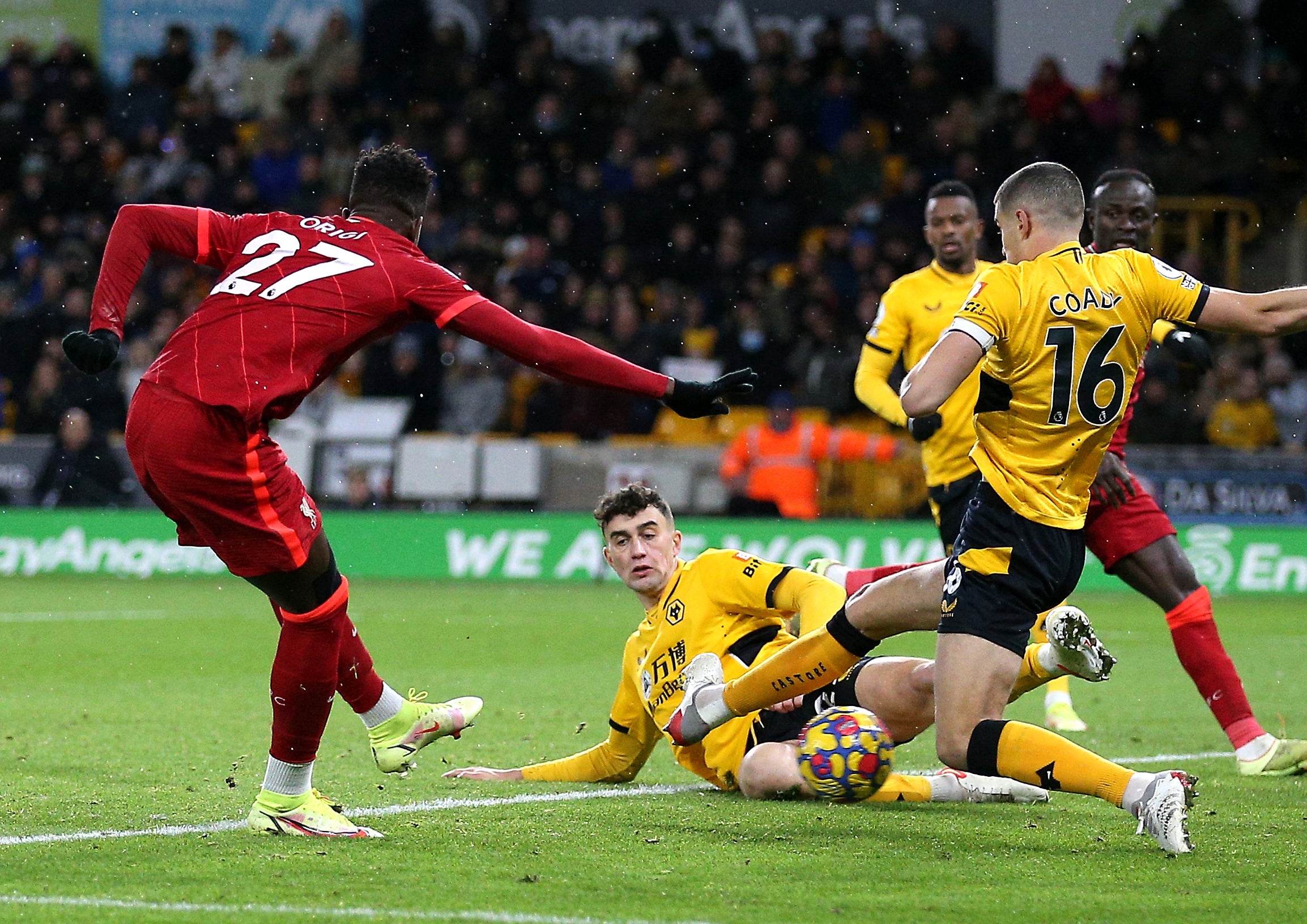 Origi is set to get a start against AC Milan after his added-time winner as a substitute at Wolves (Nigel French/PA)