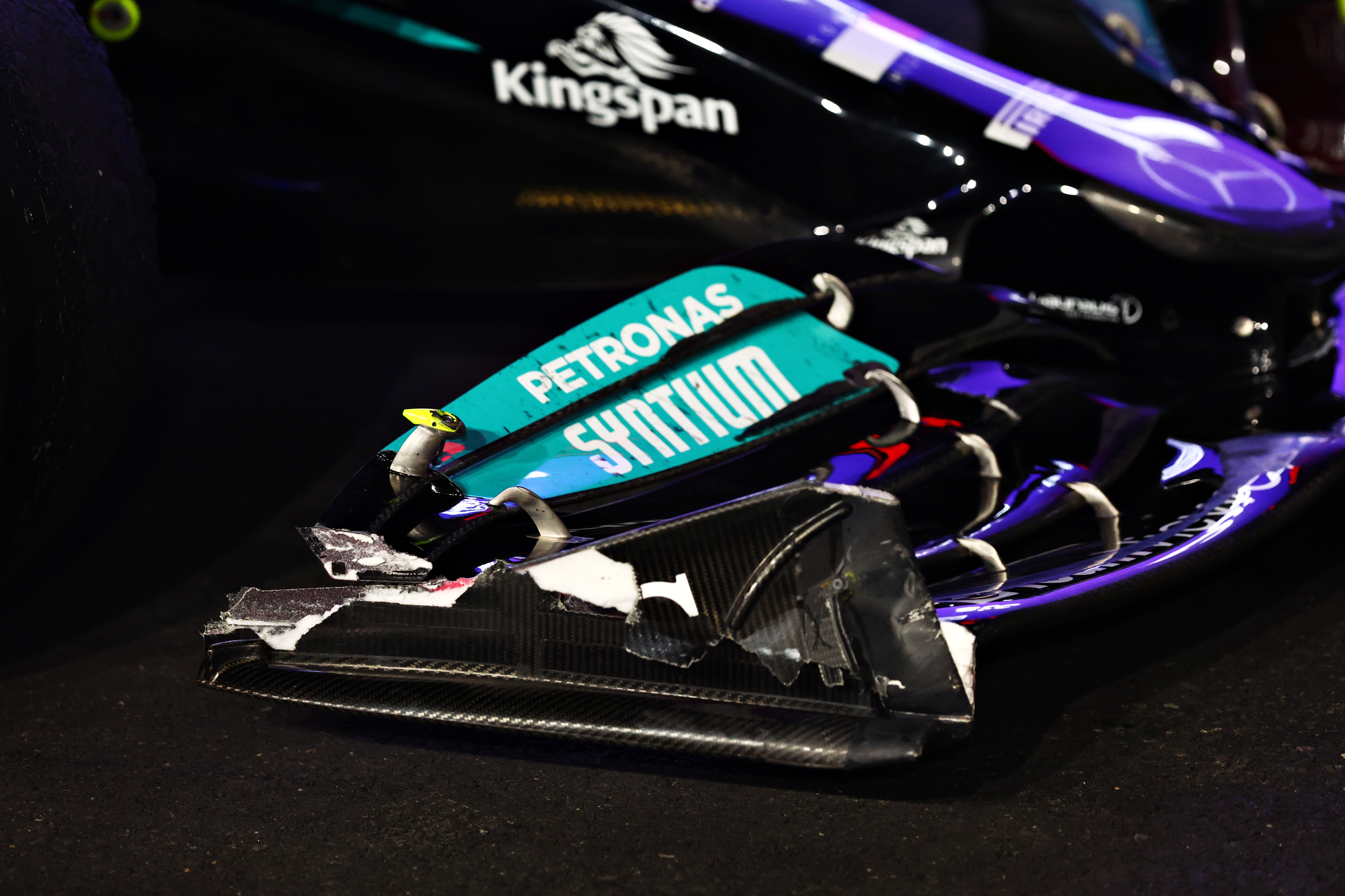 Lewis Hamilton would’ve ‘thought better of’ fastest lap chase if he’d seen front wing damage