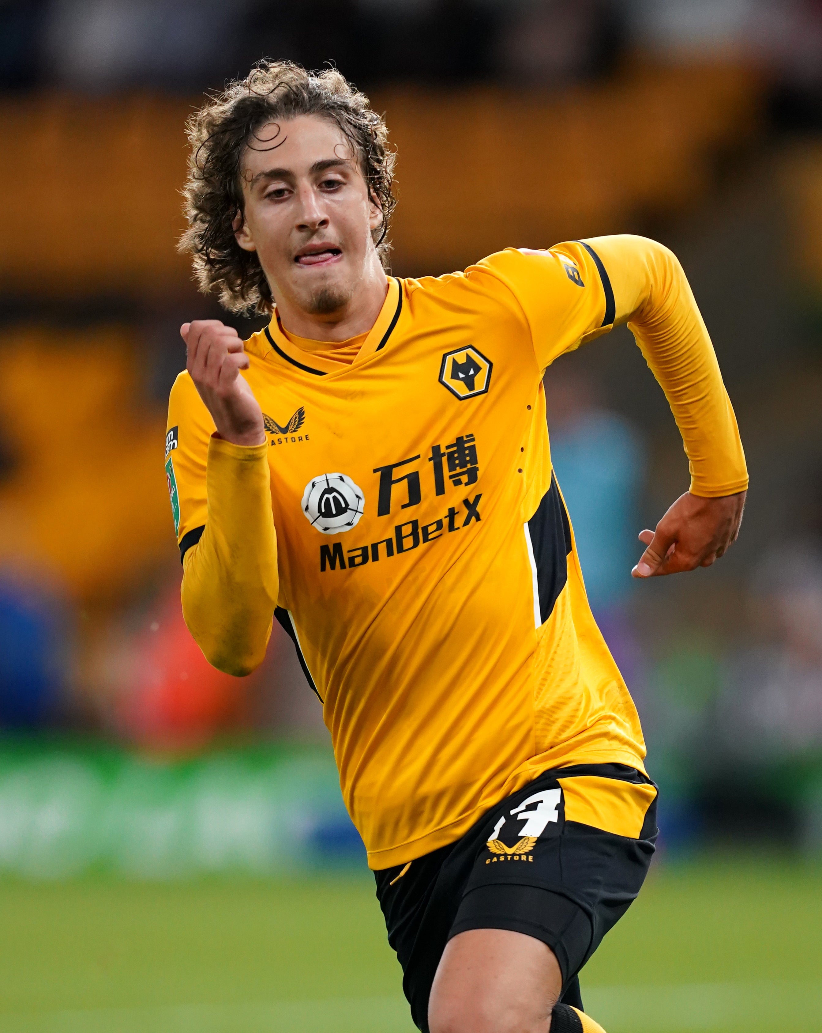 Wolves forward Fabio Silva (David Davies/PA)