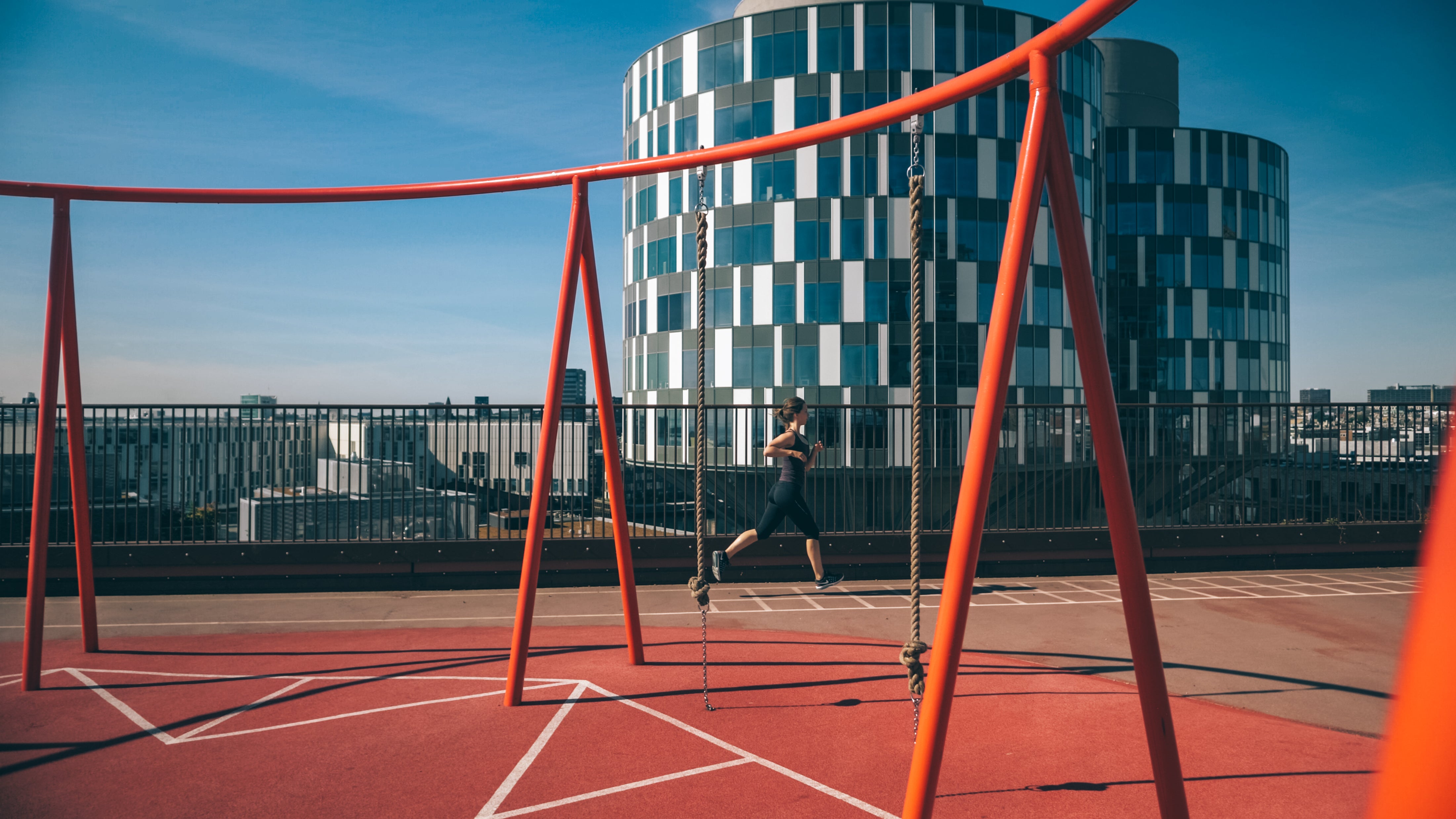 The distinctive architecture of Nordhavn includes the awe-inspiring sight of Portland Towers