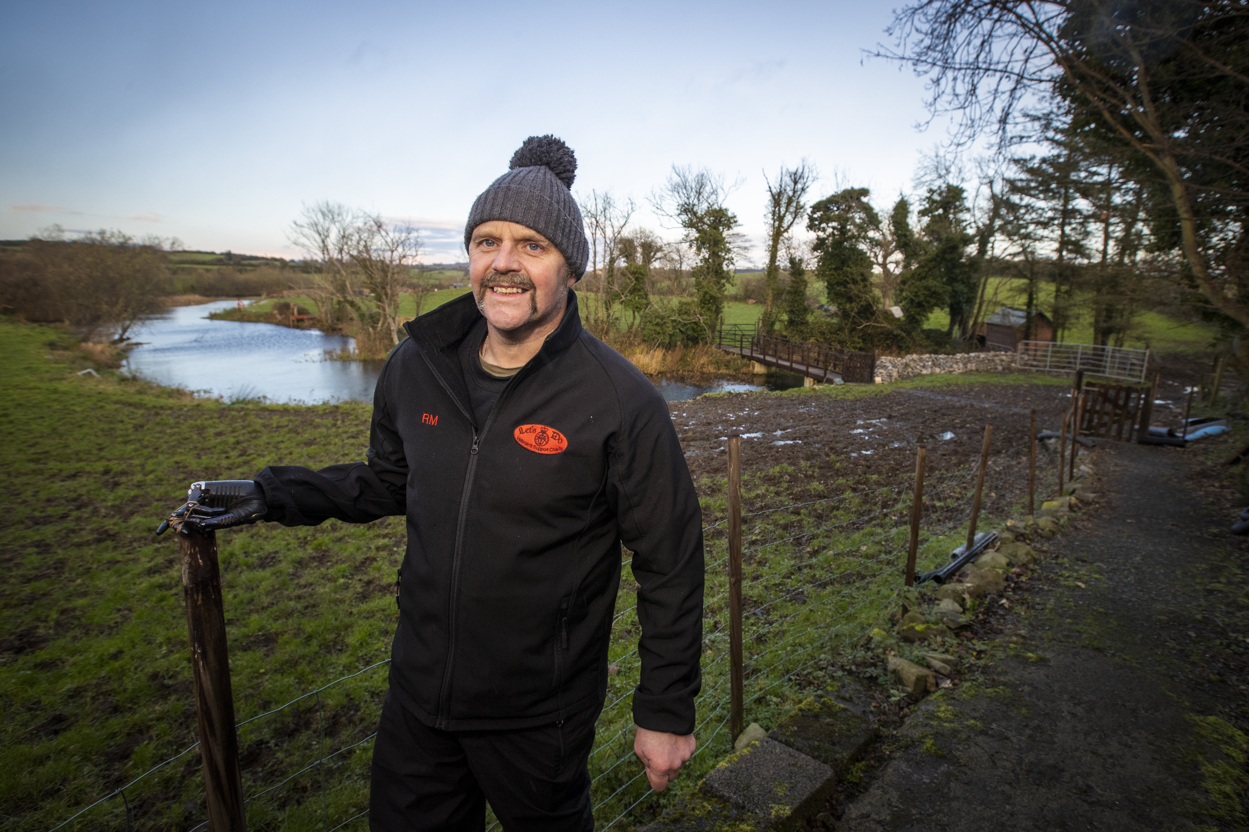 Robert Maxwell took part in the Walk of Hope (Liam McBurney/PA)