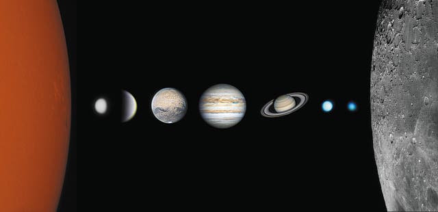 <p><em>Family Photo of the Solar System</em> won Wang Zhipu the title of “Young Astronomy Photographer of the Year 2021” in the Royal Observatory Greenwich’s annual astrophotography contest</p>