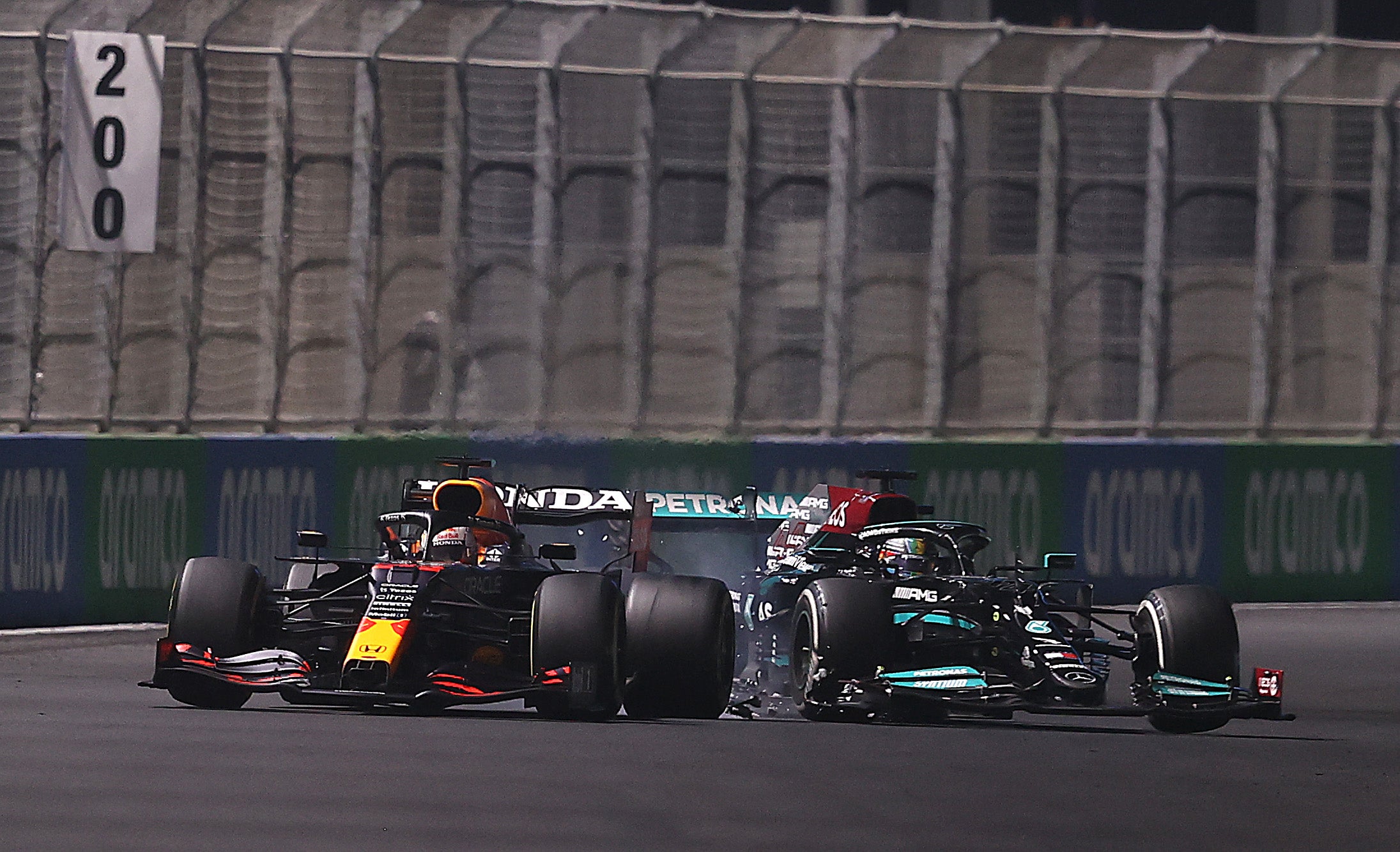 The two rivals – Hamilton and Verstappen – collided last weekend in Saudi Arabia