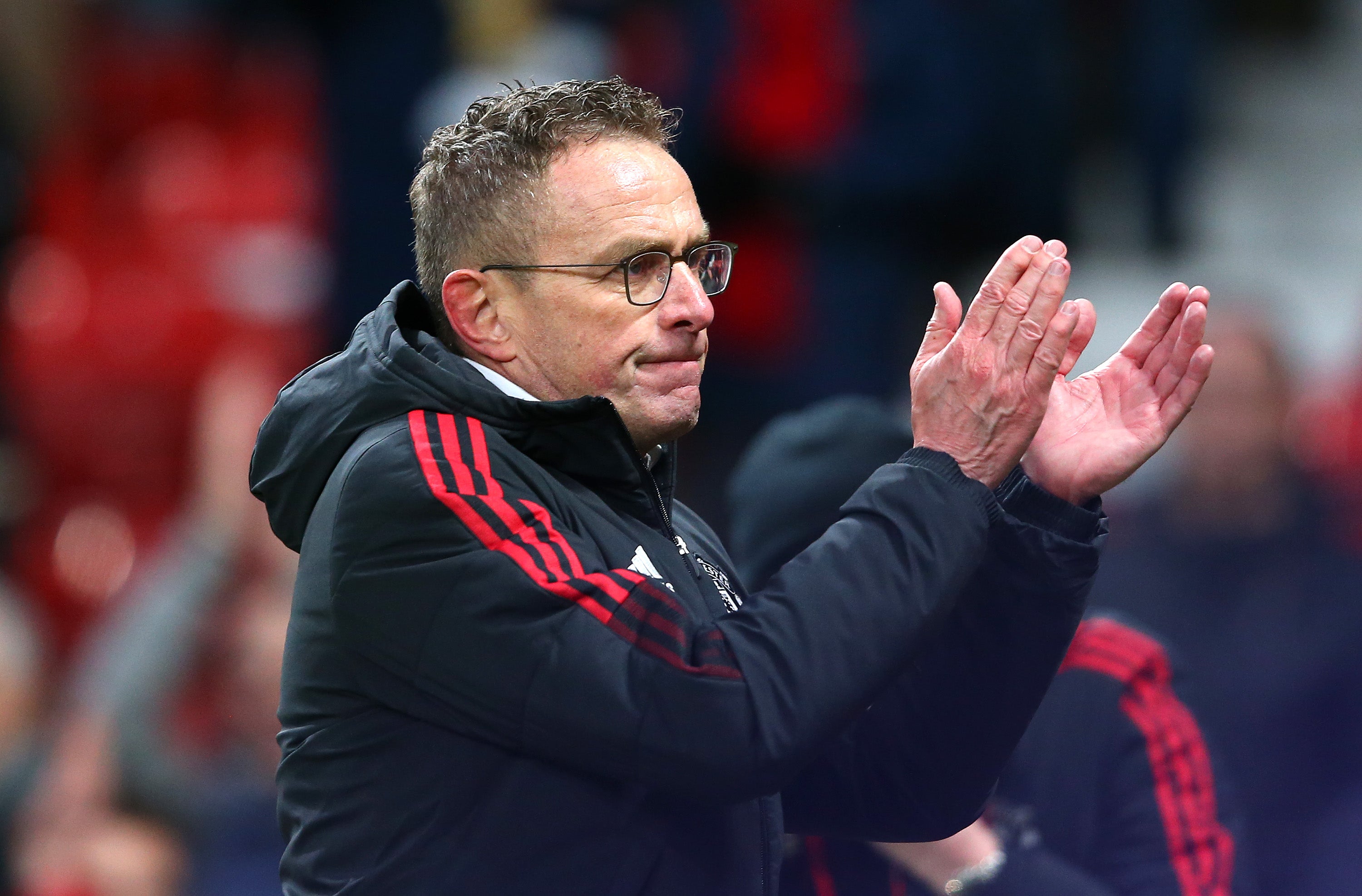 Manchester United interim manager Ralf Rangnick